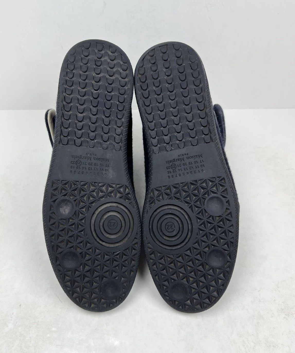 Maison Margiela Maison Margiela Future Navy Blue Wool 8 41 High Tops Size US 8 / EU 41 - 8 Thumbnail