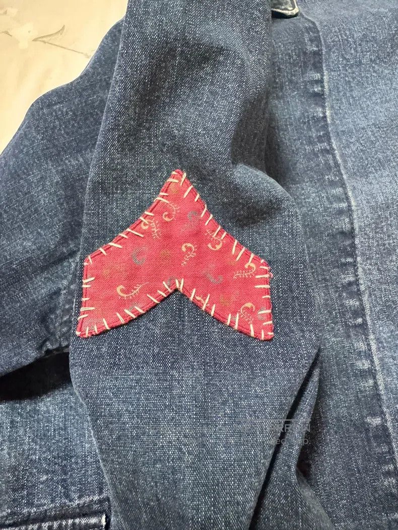 Visvim Visvim 15ss Blue-Dyed Striped Vintage Paneled 101 Denim Ja Size US M / EU 48-50 / 2 - 6 Thumbnail