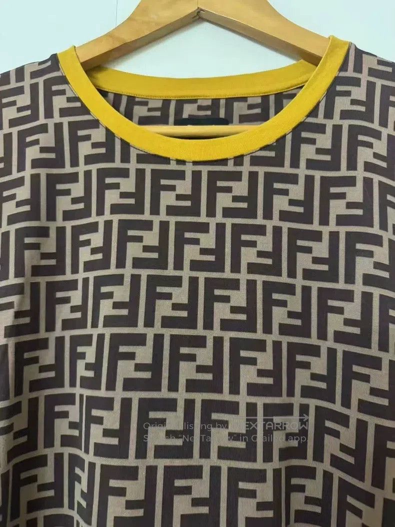 Fendi Fendi Brown Monogram Short Sleeve Size US S / EU 44-46 / 1 - 2 Thumbnail