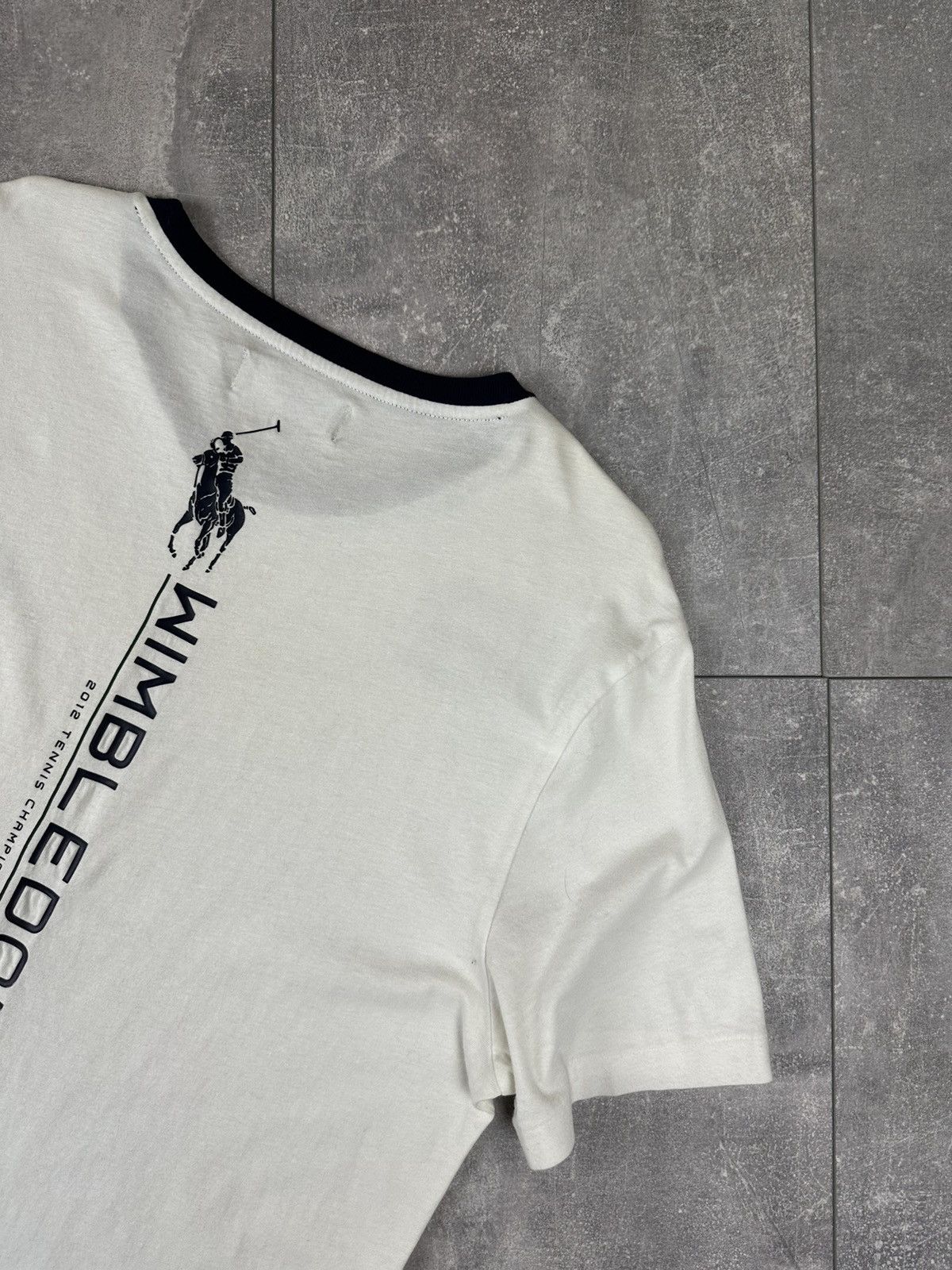 Polo Ralph Lauren Polo Ralph Lauren Wimbledon Logo White T-Shirt Size US L / EU 52-54 / 3 - 5 Thumbnail