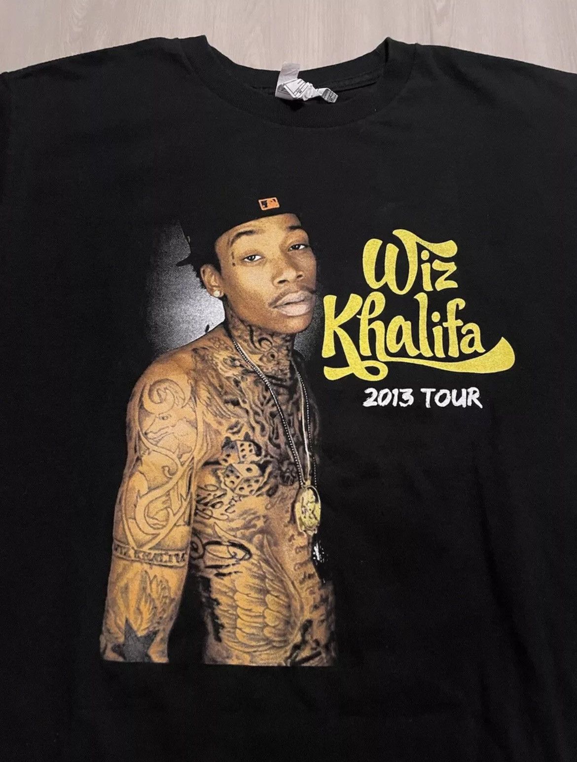 Rap Tees × Vintage 2013 Wiz Khalifa Tour Shirt ASAP Rocky B.O.B Mens Medium Size US M / EU 48-50 / 2 - 2 Thumbnail