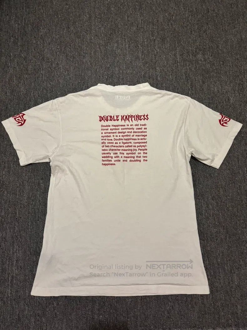 Vetements Vetements Double Happiness Short Sleeve Size US L / EU 52-54 / 3 - 6 Thumbnail