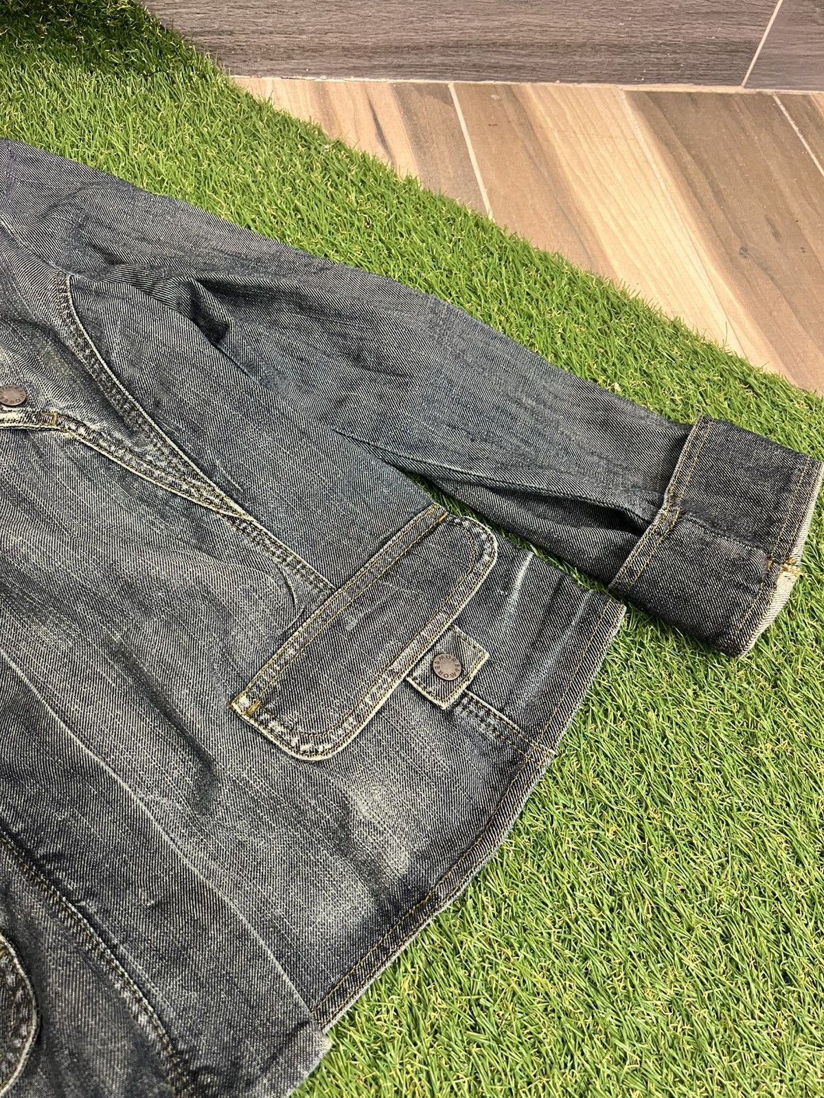 Vintage Vintage Avant Garde Opium y2k Moto Bomber Jacket Size M / US 6-8 / IT 42-44 - 4 Thumbnail