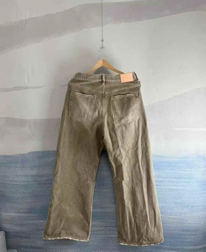 Acne Studios acne studios Old flared jeans in khaki 2504-Nextarrow Size US 32 / EU 48 - 7 Thumbnail