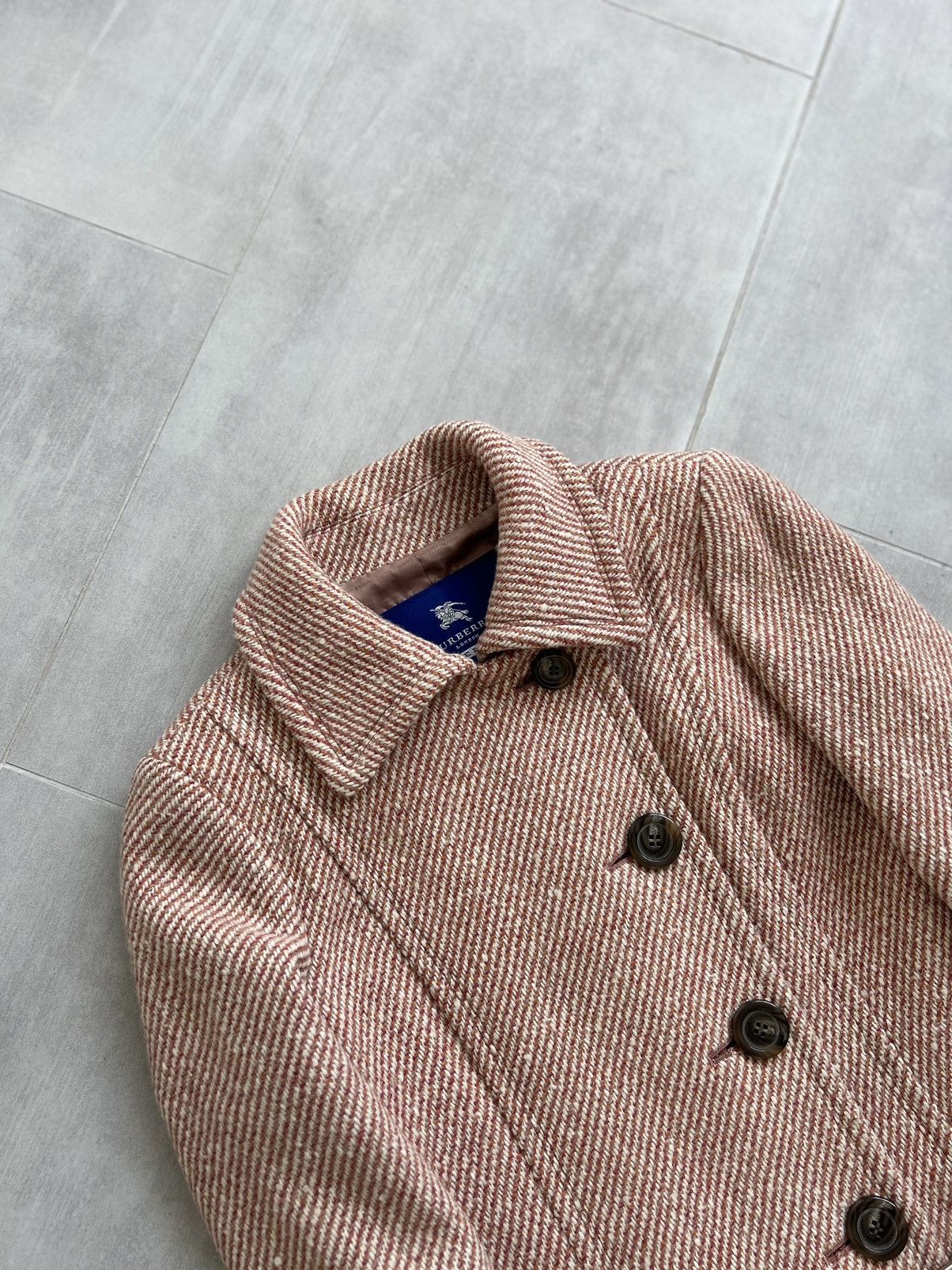 Burberry Burberry Blue Label Wool Coat Belted Size 36 Size XS / US 0-2 / IT 36-38 - 9 Thumbnail