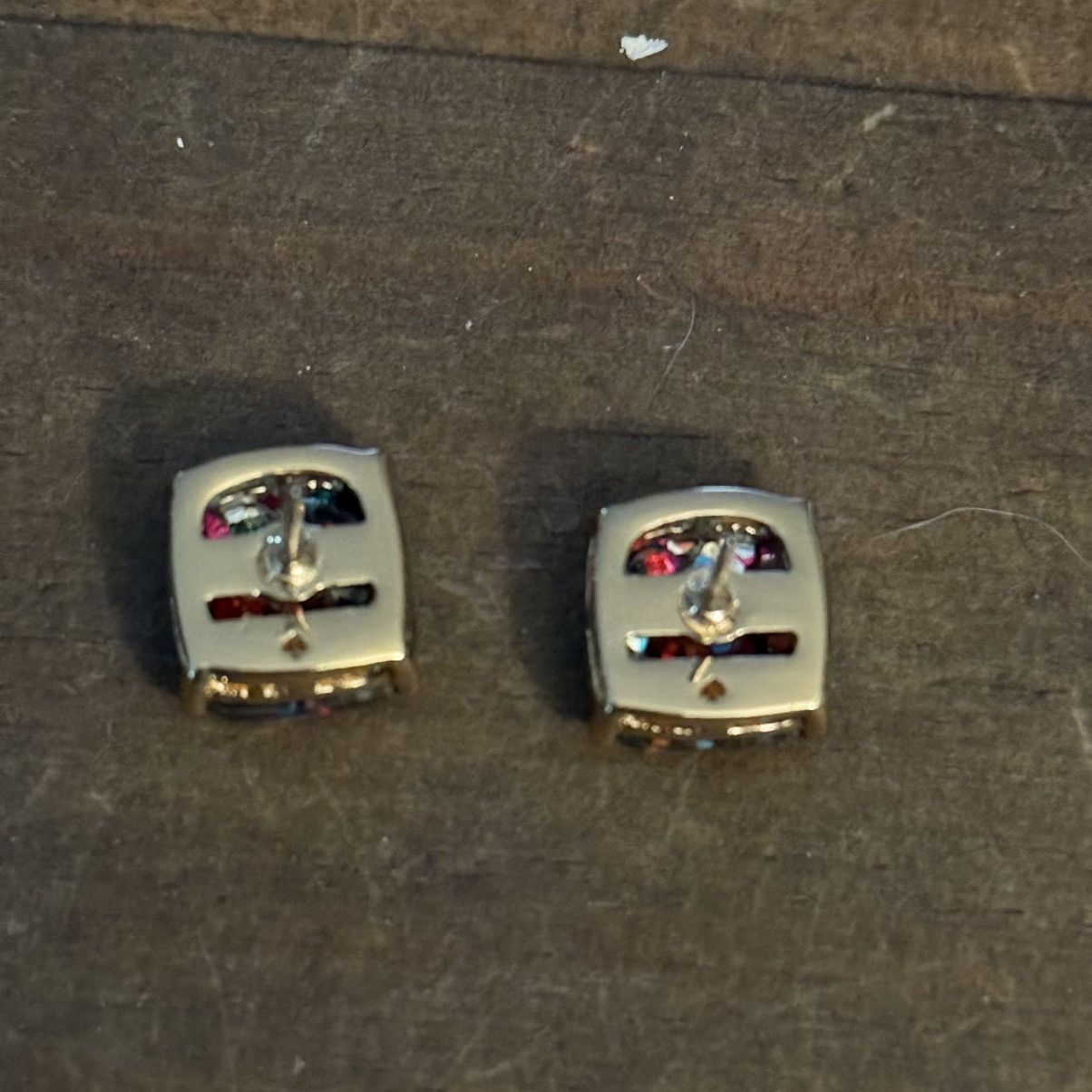 Kate Spade Kate Spade multicolor confetti square stud earrings Size ONE SIZE - 7 Thumbnail