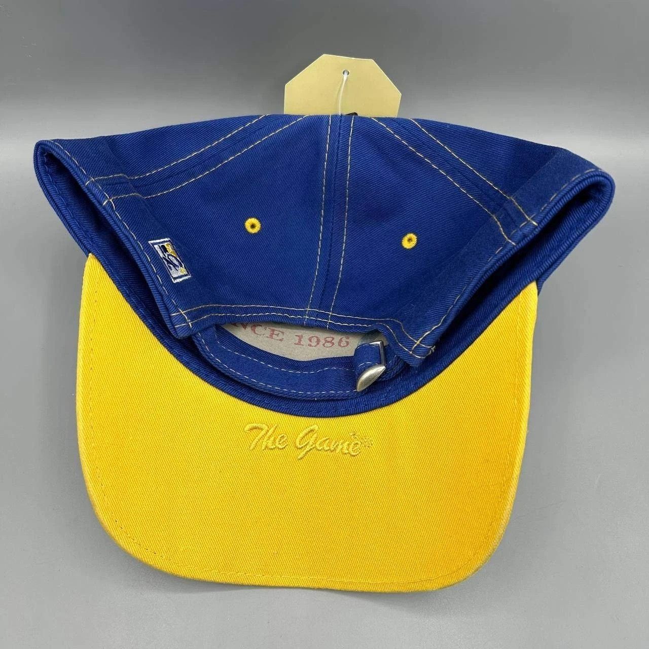The Game Vintage University of Delaware Blue Hens Hat NCAA Strap Back Size ONE SIZE - 7 Thumbnail