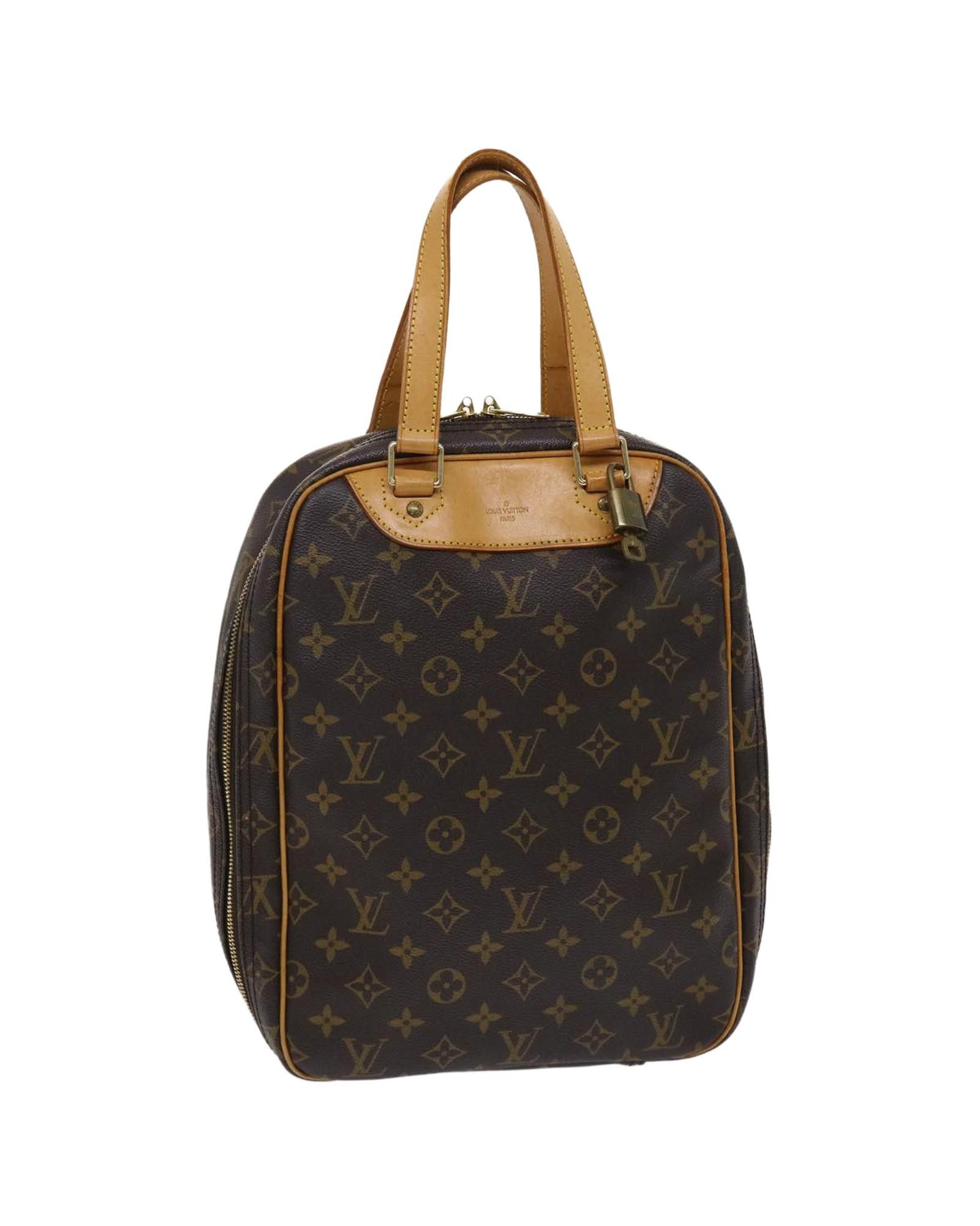 image of Louis Vuitton Monogram Canvas Hand Bag With Padlock And Key, Women's