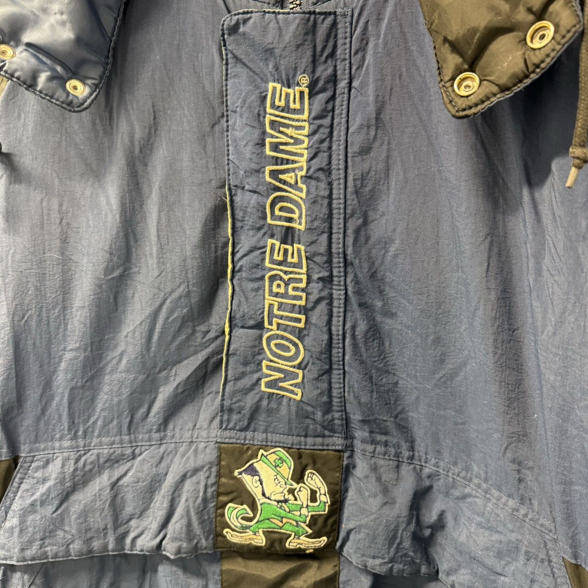 NCAA × Starter × Vintage RARE Vintage 90s Notre Dame Starter Jacket Size US XXL / EU 58 / 5 - 5 Thumbnail