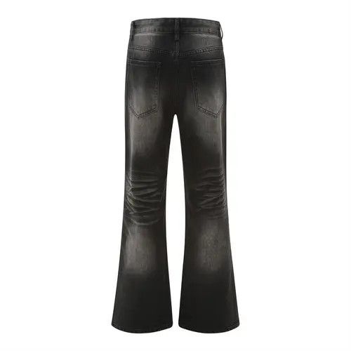 VIBE Men's hippie tie-dye gradient washed distressed flared jeans Size US 32 / EU 48 - 8 Thumbnail