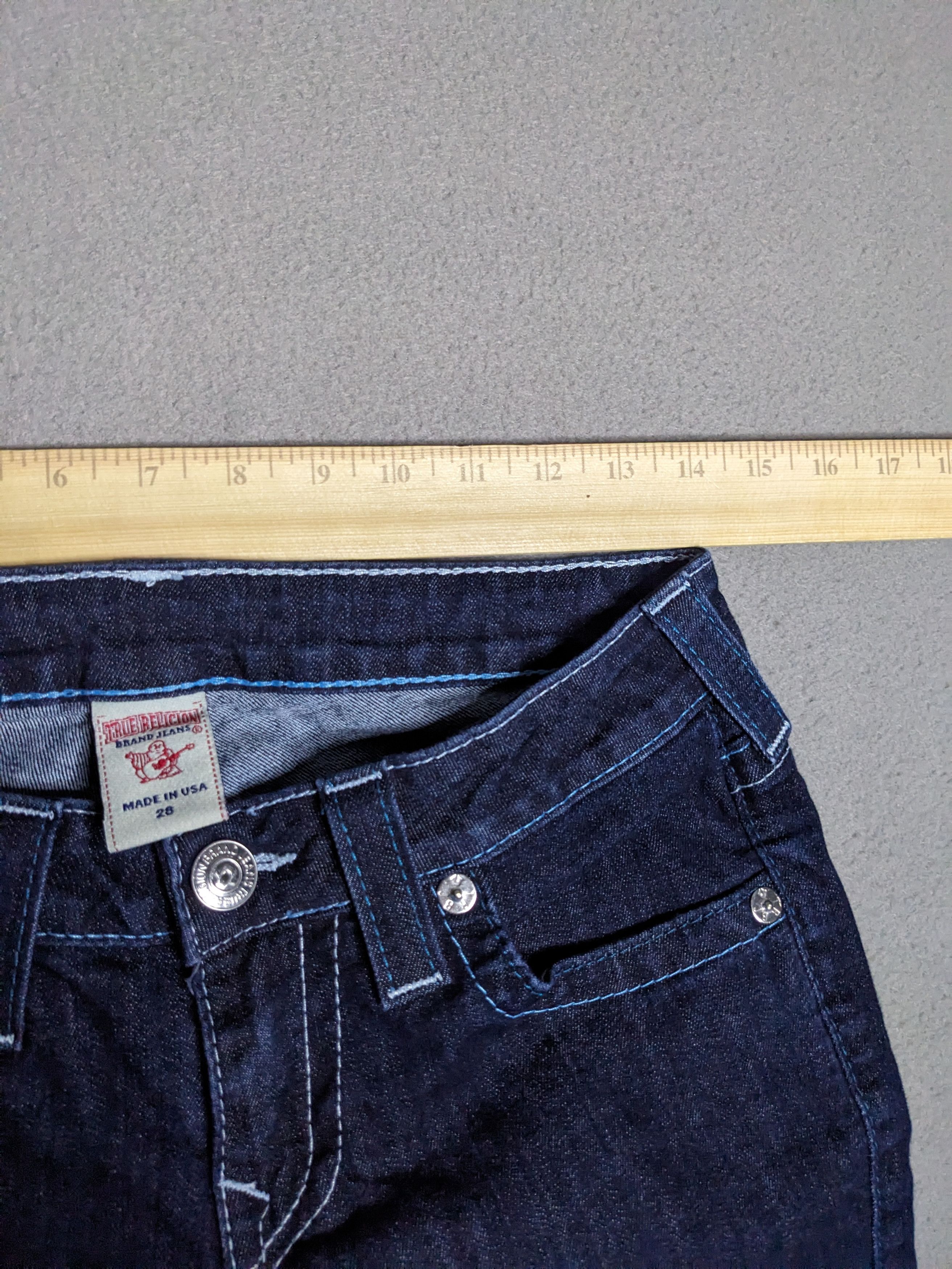 True Religion True Religion Low Rise Skinny Jeans 28x32 Slim Denim Y2K USA Size 28" / US 6 / IT 42 - 14 Thumbnail