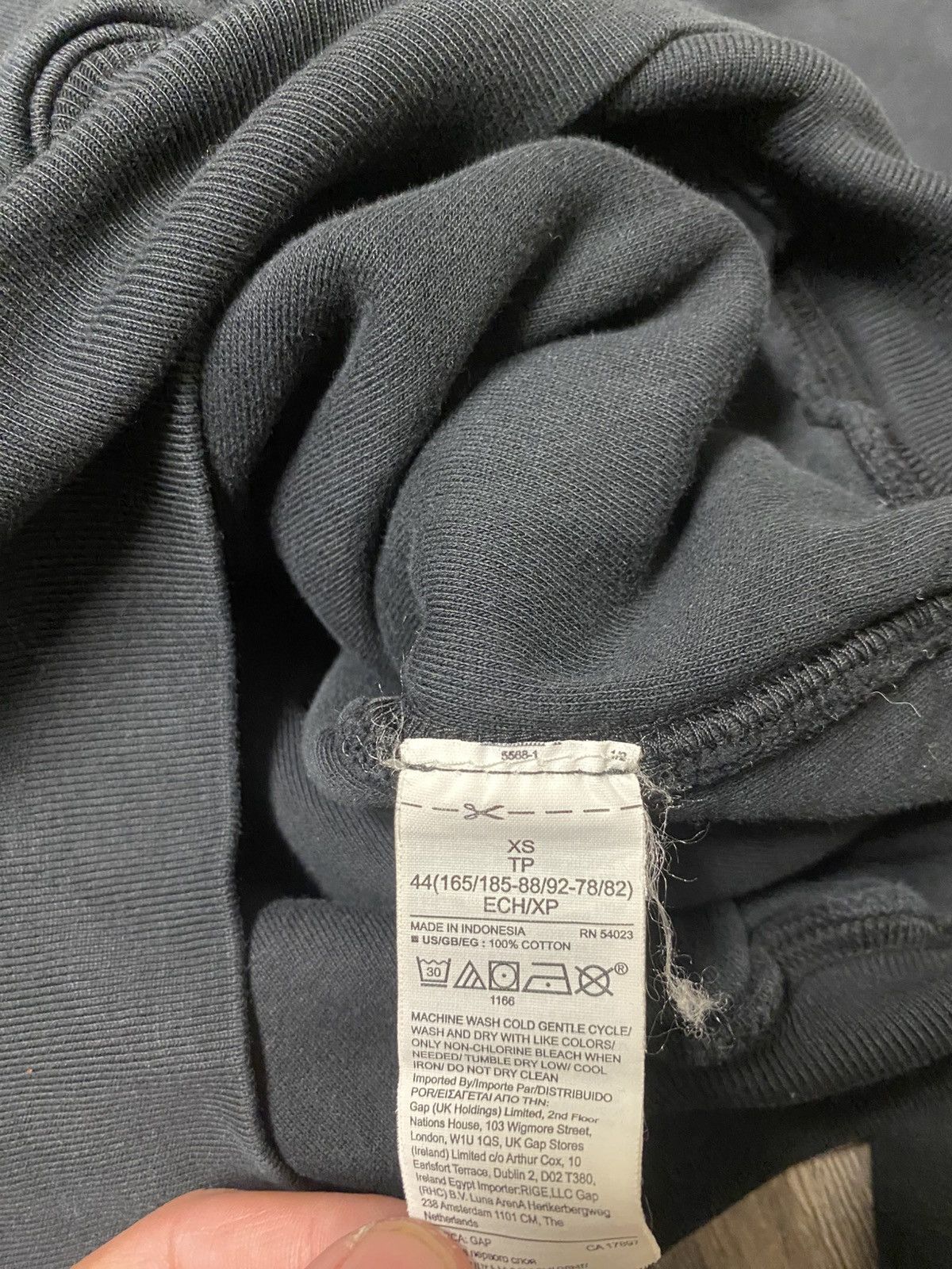 Balenciaga × Gap × Yeezy YZY Gap Pullover Sweatshirt Hoodie Double Layer Balenciaga Size US XS / EU 42 / 0 - 4 Thumbnail