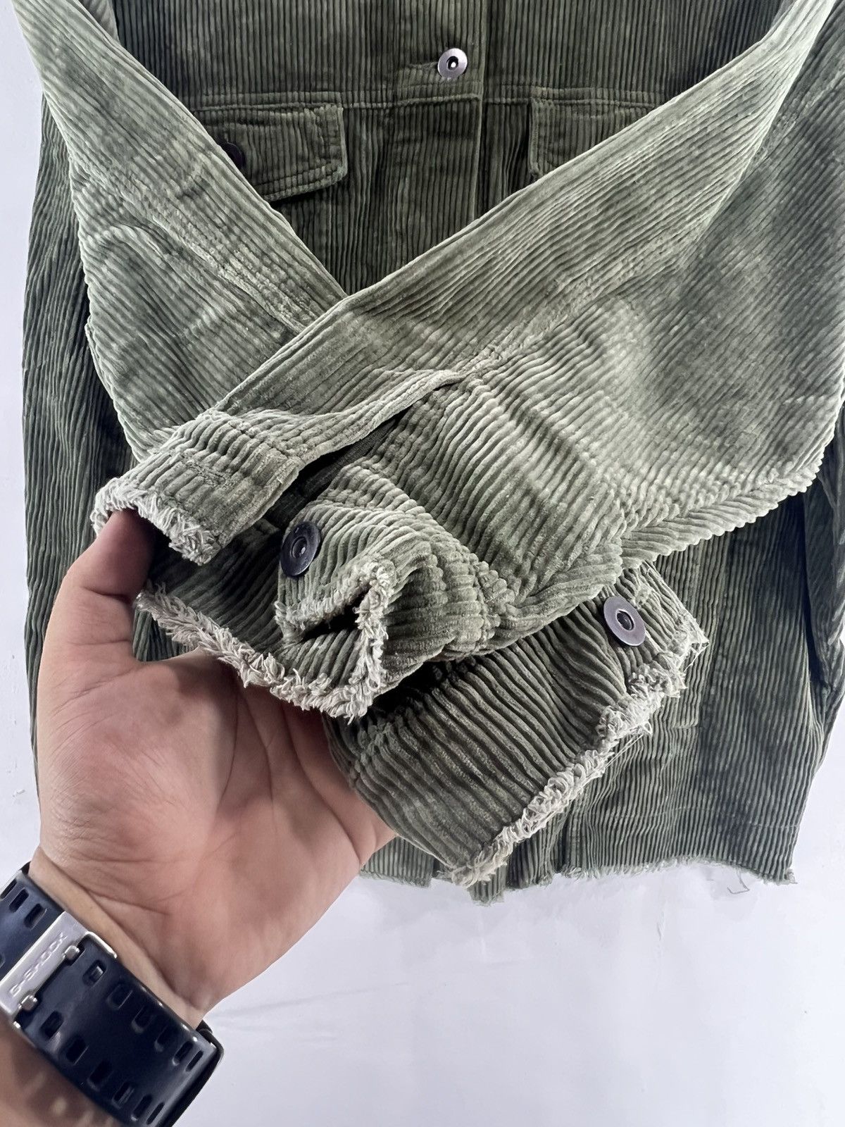 Zara Zara Corduroy Avant Garde Shirt Size US M / EU 48-50 / 2 - 5 Thumbnail