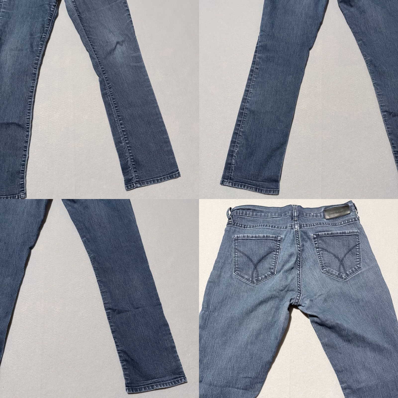 Calvin Klein Calvin Klein Jeans Women’s Dark Wash Denim Stretch Fit Classic Straight Jeans 8 Blue 5-Pocket Design Mens? No — Womens Size 30" / US 8 / IT 44 - 9 Thumbnail