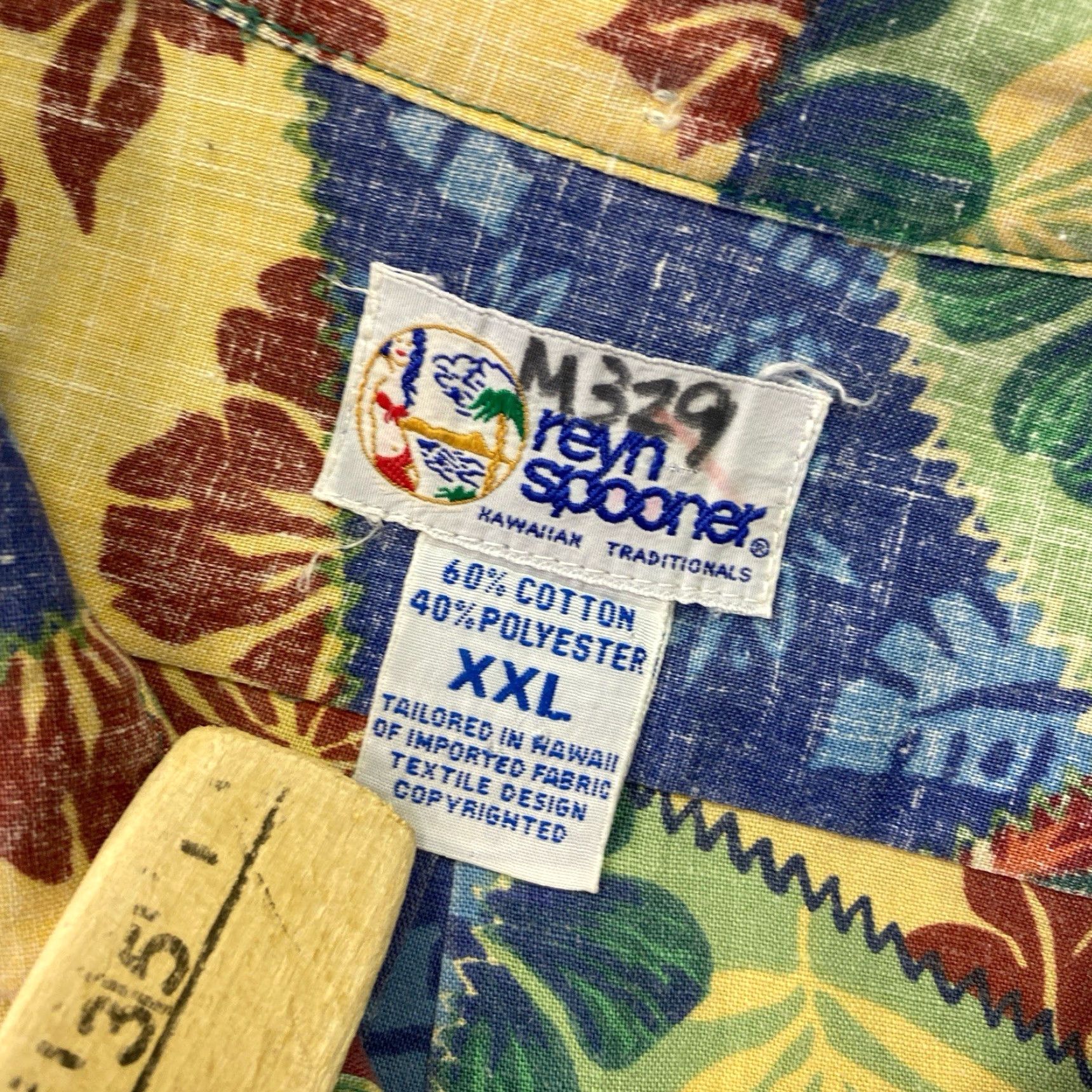 Reyn Spooner VINTAGE Reyn Spooner Floral Hawaiian Shirt Men 2XL Blue Short Sleeve 1/4 Button Size US XXL / EU 58 / 5 - 2 Thumbnail