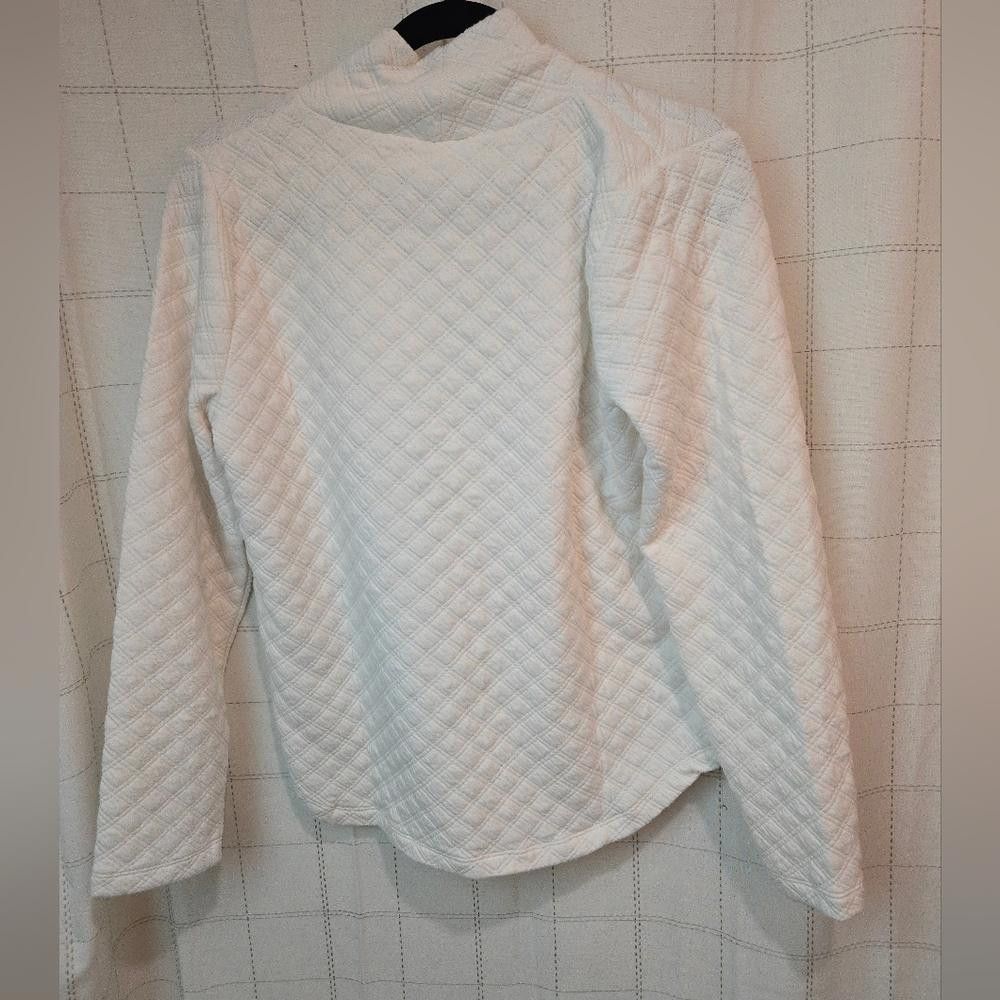 J.Crew J Crew Quilted Mockneck Pullover Size S / US 4 / IT 40 - 6 Thumbnail