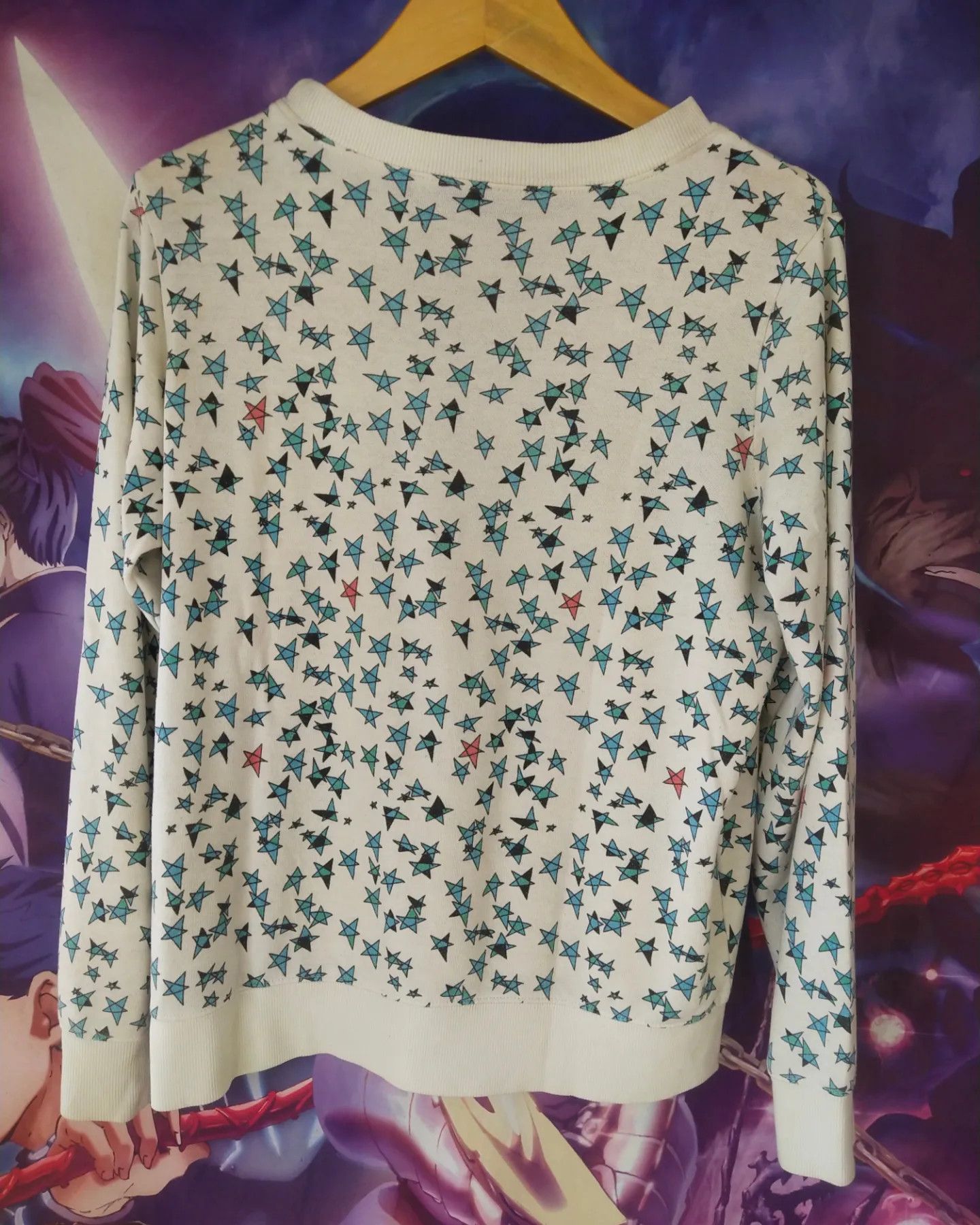 Uniqlo GU Stars Pattern AOP Crewneck Size L / US 10 / IT 46 - 4 Thumbnail