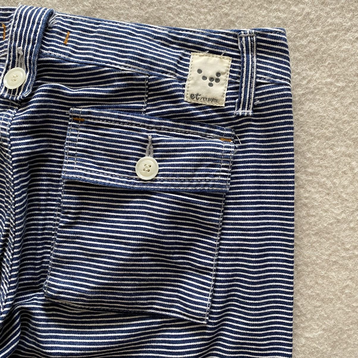 If Six Was Nine × Japanese Brand Vintage Y2K Et Boite Flared Pants w28 Size 29" - 6 Thumbnail