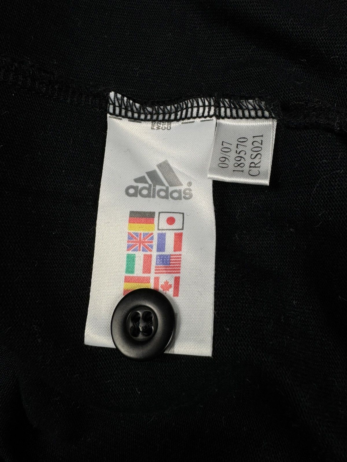 Adidas Vintage 2007 Adidas New Zealand All Blacks rugby shirt polo Size US M / EU 48-50 / 2 - 12 Thumbnail