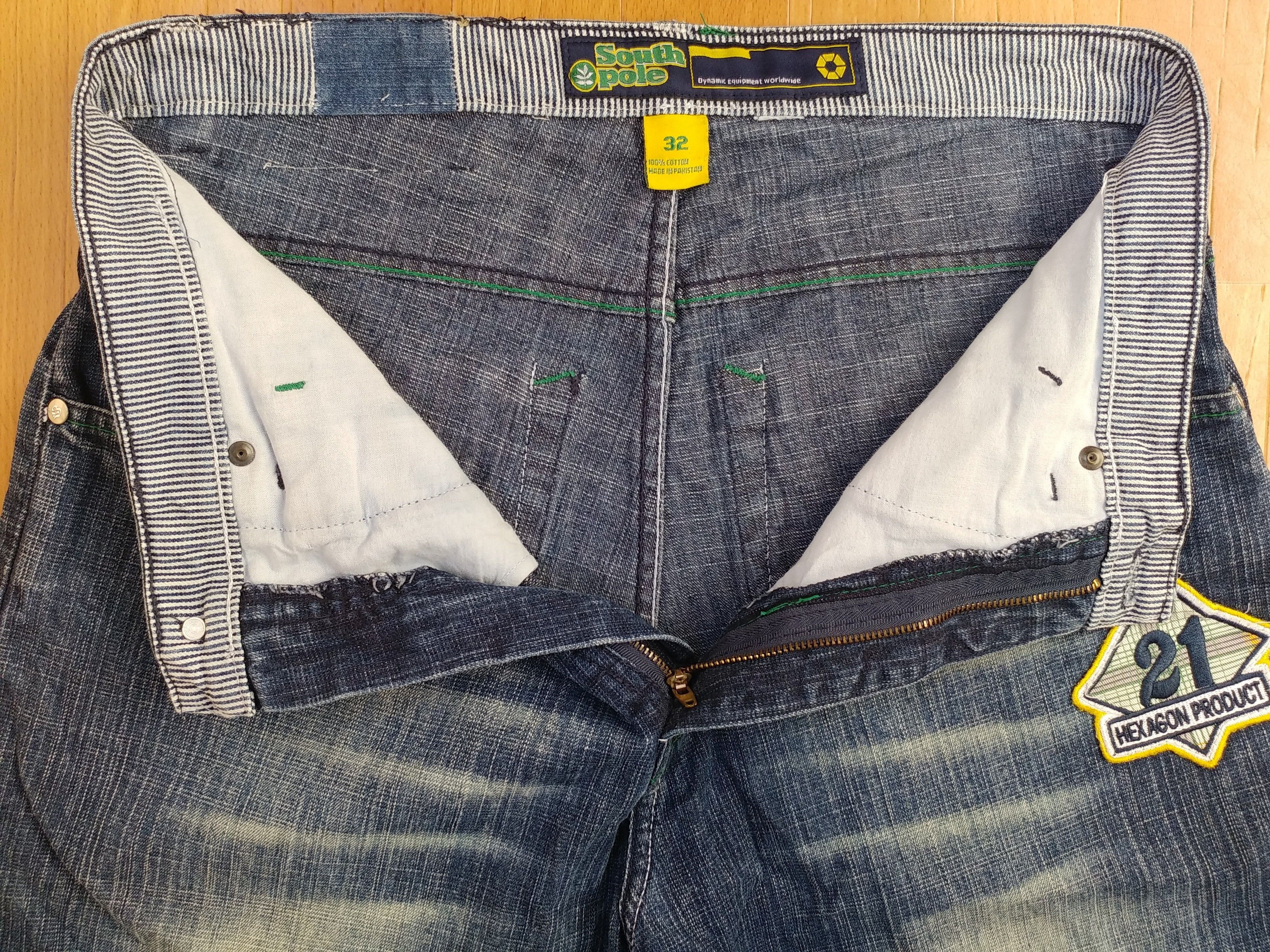 Southpole Southpole shorts, vintage hip hop baggy jeans, 90s size W 32 Size US 32 / EU 48 - 11 Thumbnail