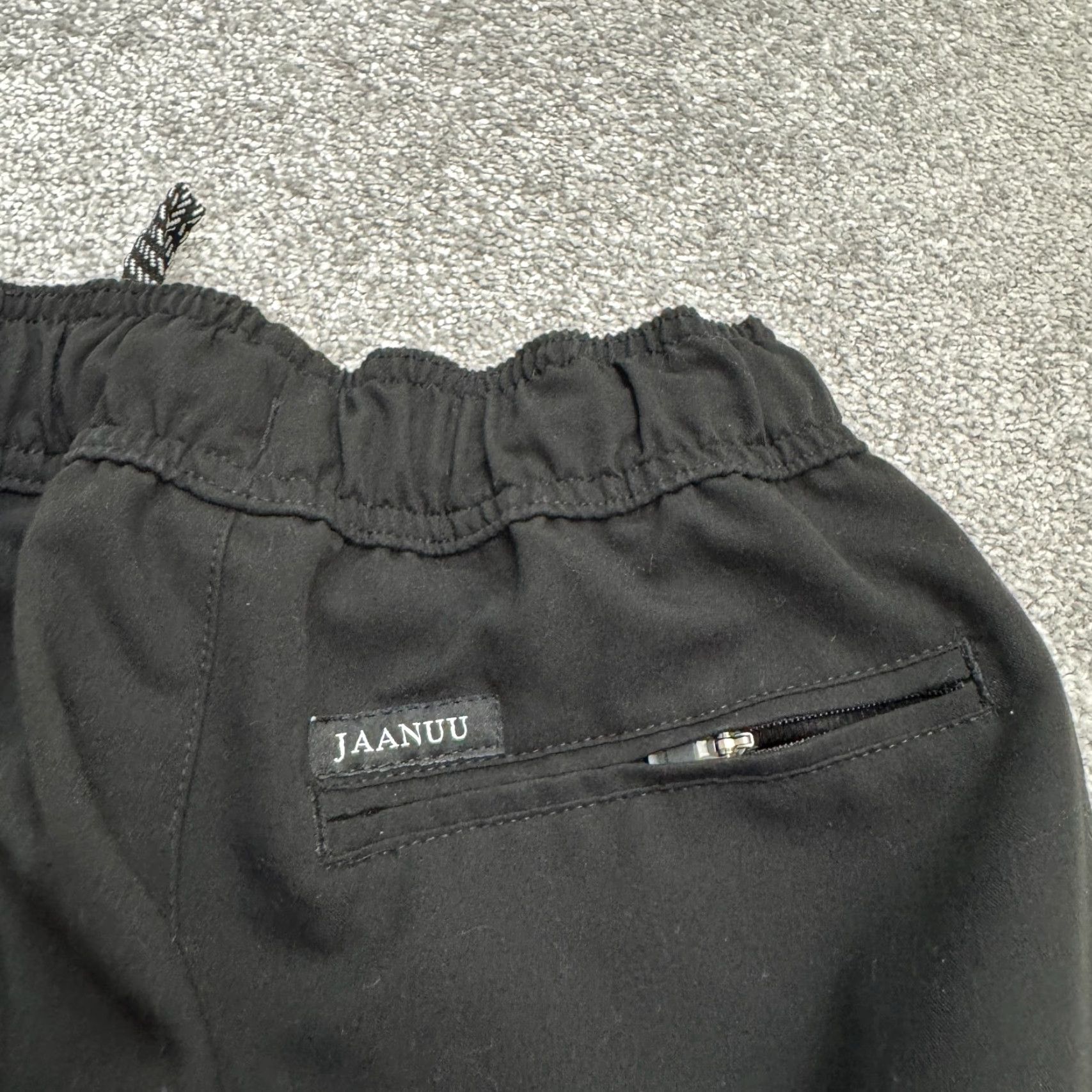 Vintage Jaanuu 5 Pocket Skinny Jogger Scrub Pants Womens XXS Black Medical Work Uniform Size 24" / US 00 / IT 34 - 3 Thumbnail
