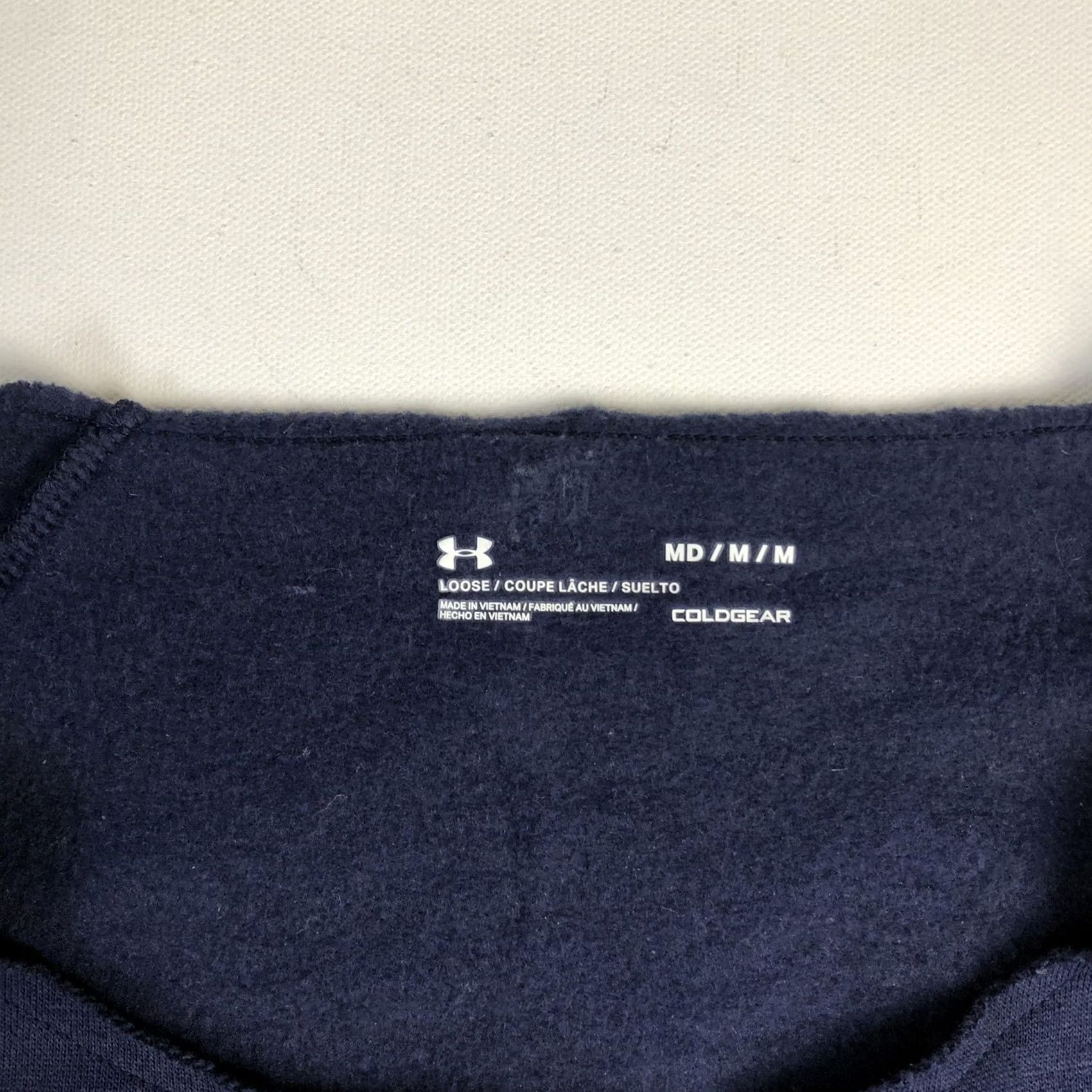 Under Armour Under Armour Sweatshirt Women Crew Neck Fleece Cold Gear Blue Loose Fit Size M Pullover Pockets Size M / US 6-8 / IT 42-44 - 4 Thumbnail