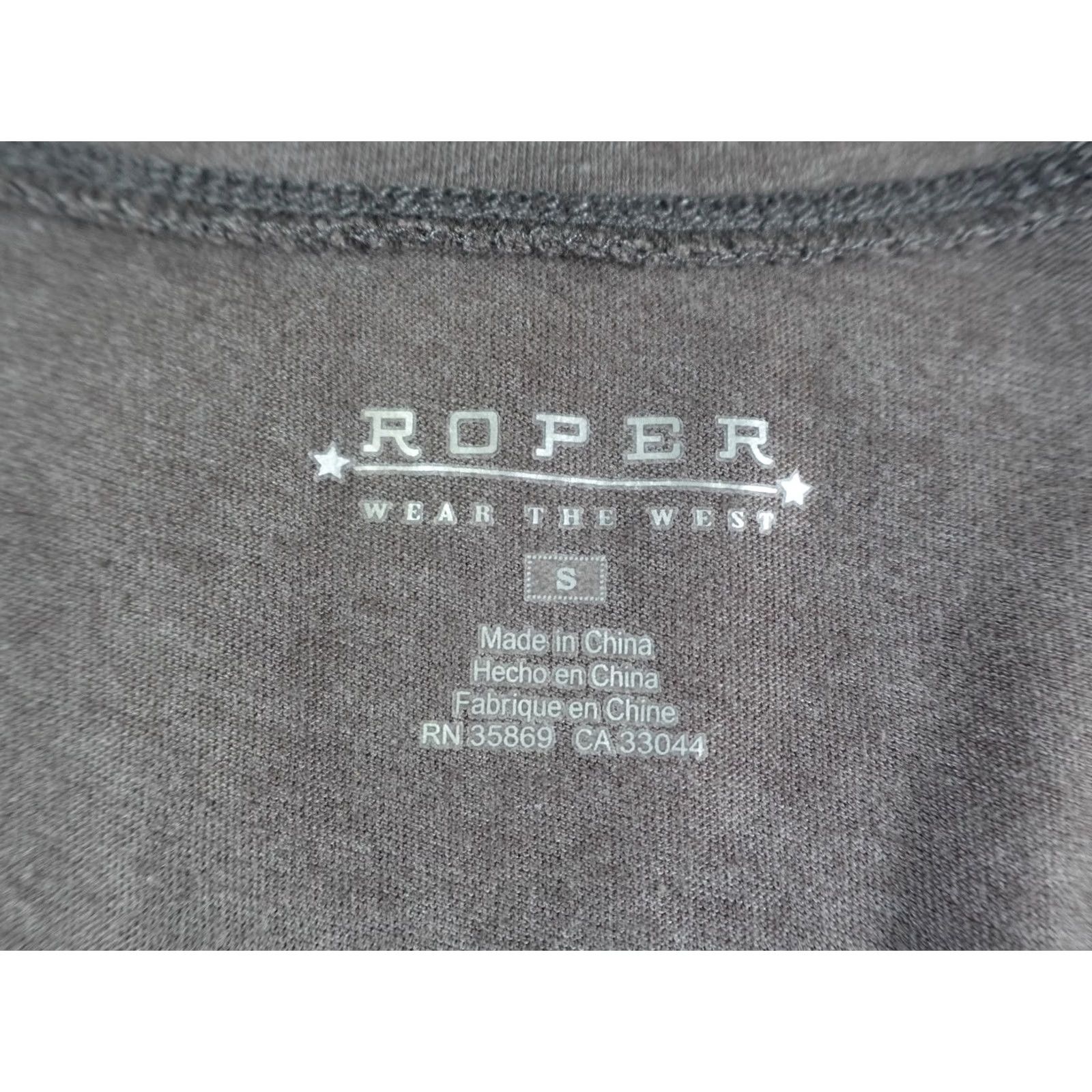 Roper Roper Shirt Womens Small Gray Studded Western Rodeo Cowgirl Ranch Southwest Shirt Womens Small Gray Studded Western Rodeo Cowgirl Ranch Southwest Size S / US 4 / IT 40 - 2 Thumbnail