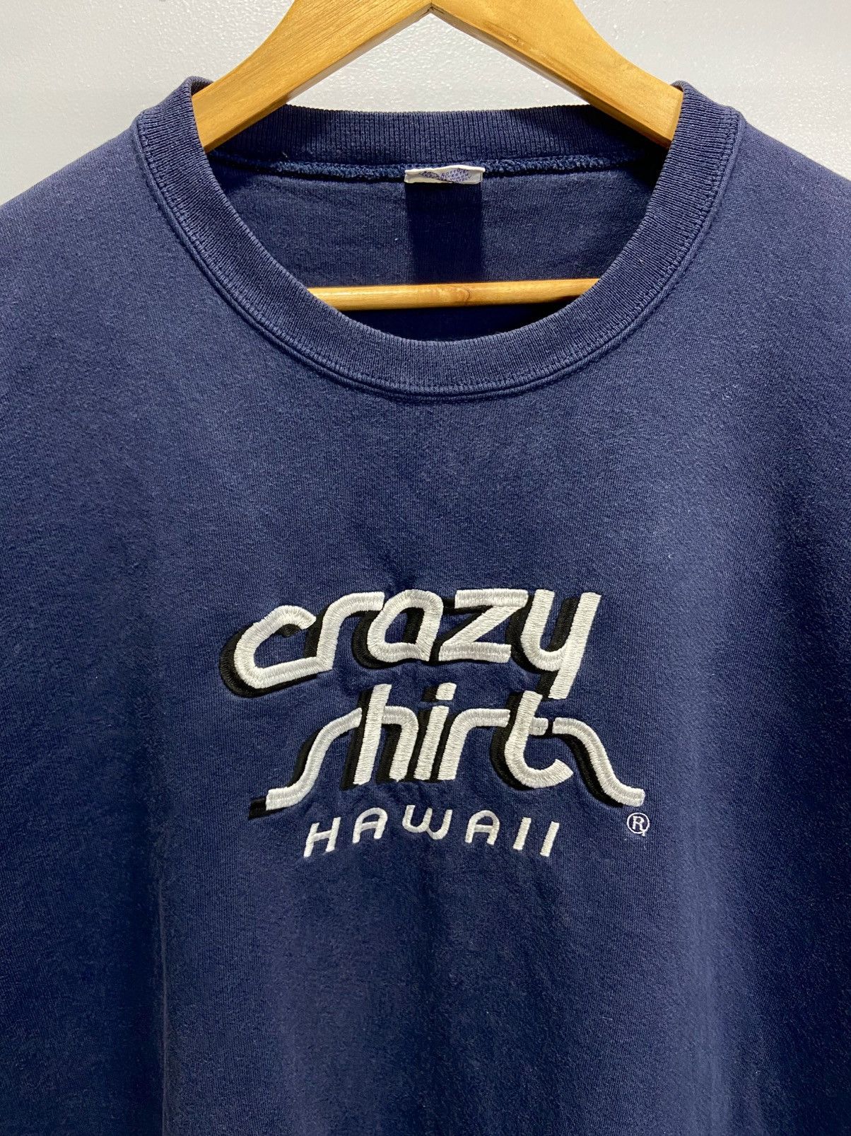 Vintage Vintage Crazy Shirt embroidered sweatshirt Size US L / EU 52-54 / 3 - 3 Thumbnail