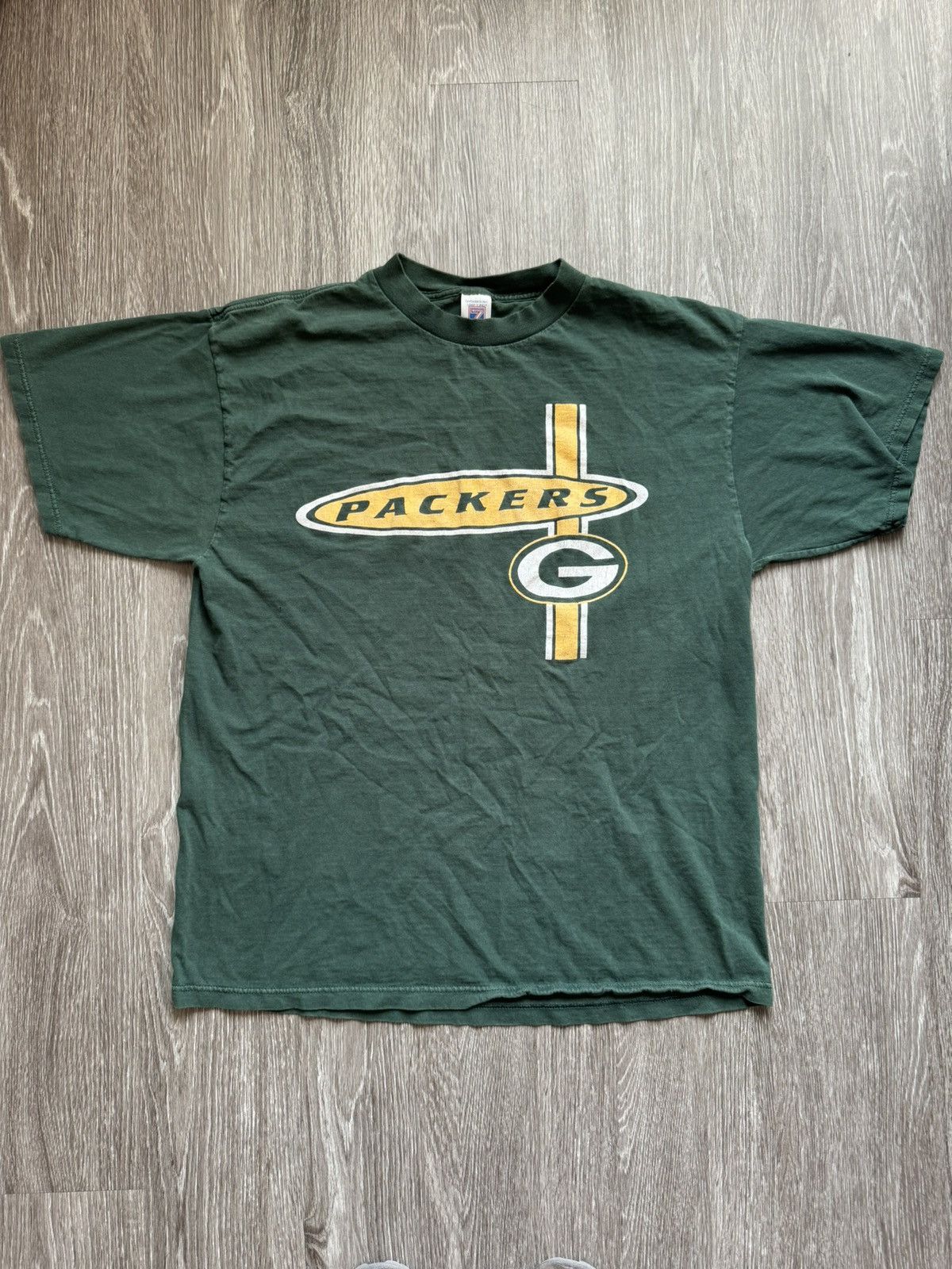 Logo 7 × NFL × Vintage Vintage 90s Green Bay Packers Shirt Logo 7 Blank Size US XL / EU 56 / 4 - 1 Thumbnail