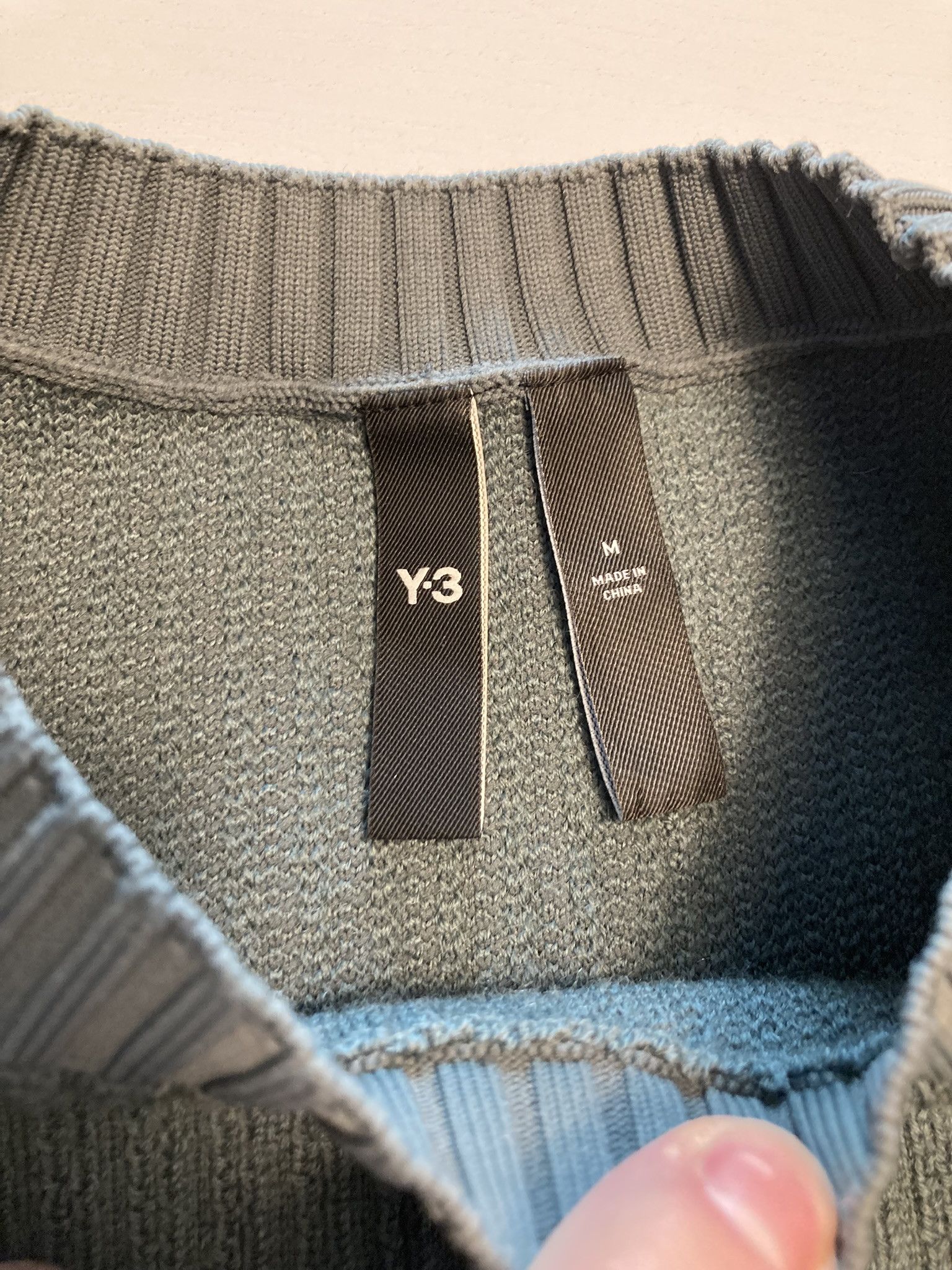 Y-3 Y-3 Utility Crew Knit Sweater Size US M / EU 48-50 / 2 - 9 Thumbnail