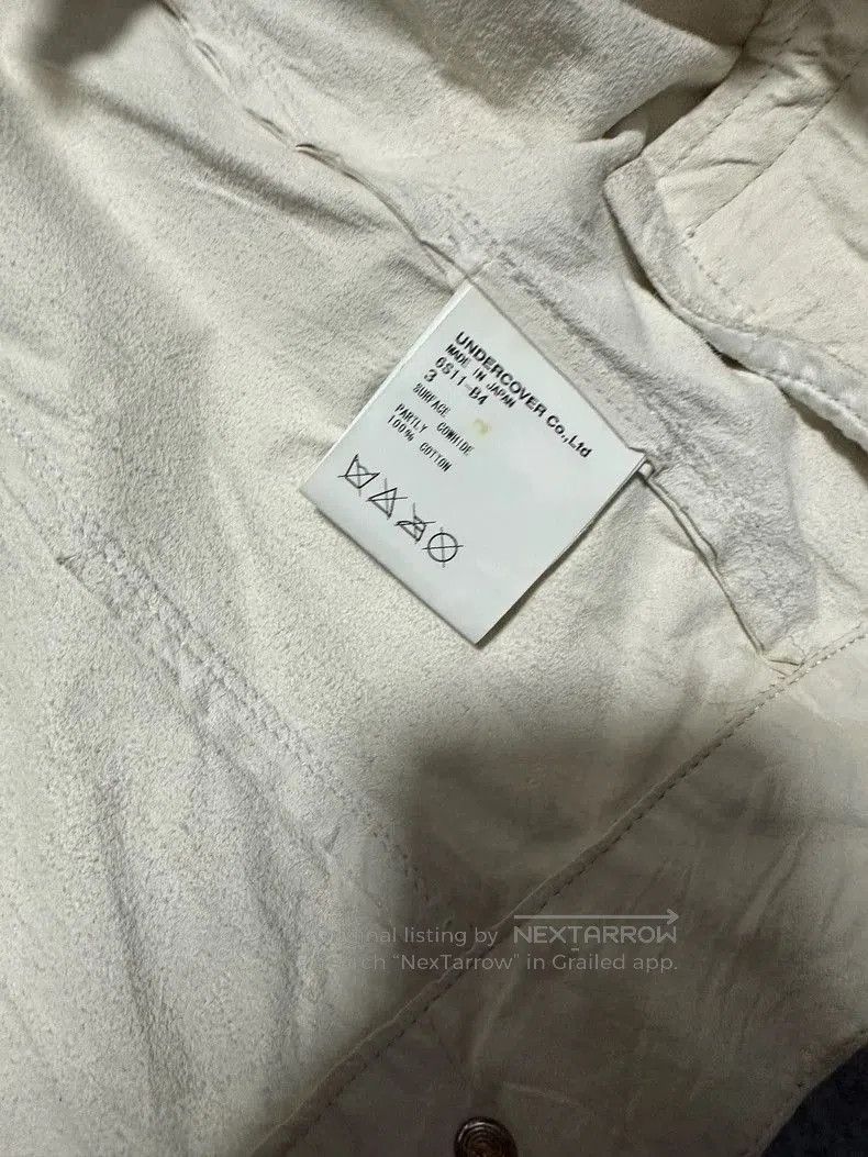 Undercover Rare Undercover White Leather Jacket XL. Size US XL / EU 56 / 4 - 8 Thumbnail