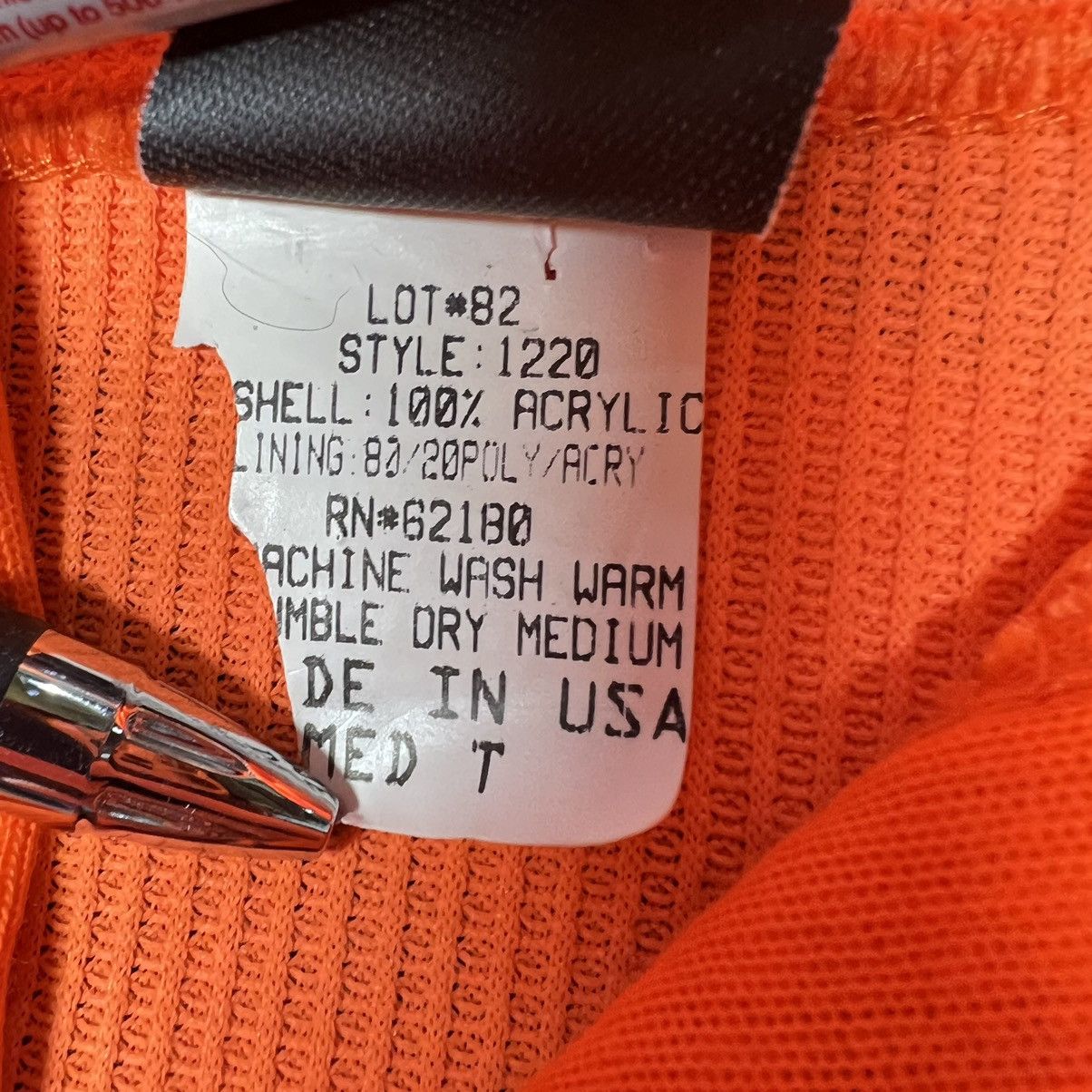 Vintage Ace Sportswear Hoodie Orange Blaze Camo Hooded Sweatshirt Size US M / EU 48-50 / 2 - 7 Thumbnail