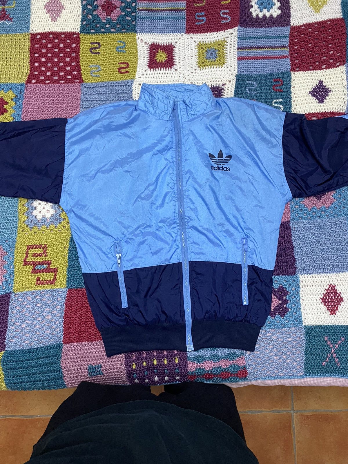 Adidas × Vintage Adidas Nylon Track Jacket 1990s Size US S / EU 44-46 / 1 - 6 Thumbnail