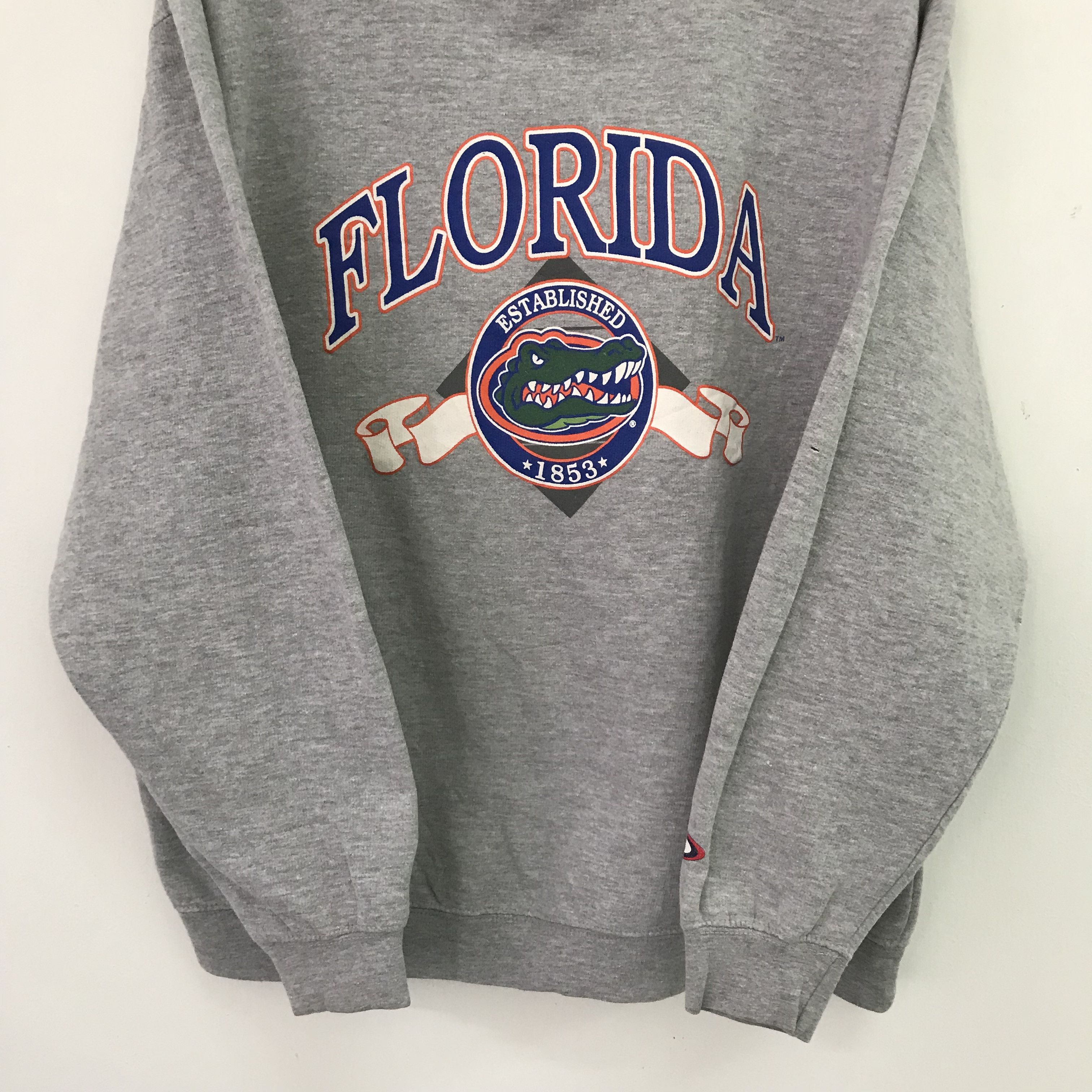 NCAA Vintage 90s Florida Gators Ncaa Gray Sweatshirt - 518 Size US M / EU 48-50 / 2 - 7 Thumbnail