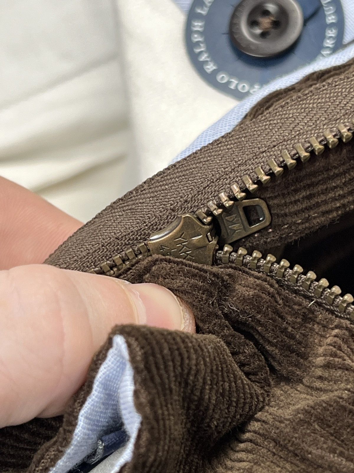 Polo Ralph Lauren NWOT Polo Ralph Lauren Brown Corduroy Trousers Pants (Y0603) Size US 36 / EU 52 - 6 Thumbnail