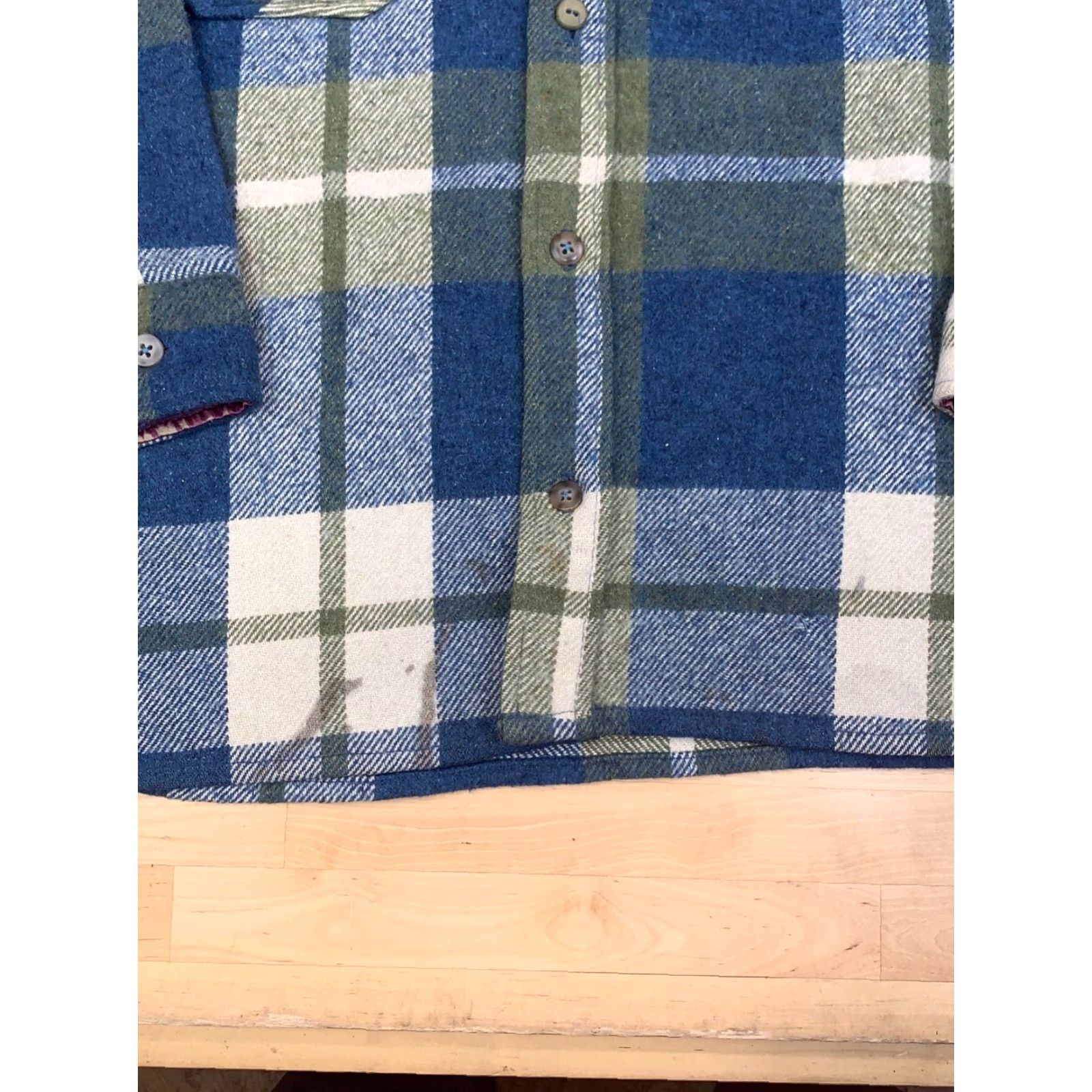 Vintage VINTAGE Silton California Flannel Button Up Shirt Mens L Blue Long Sleeve Size US L / EU 52-54 / 3 - 5 Thumbnail
