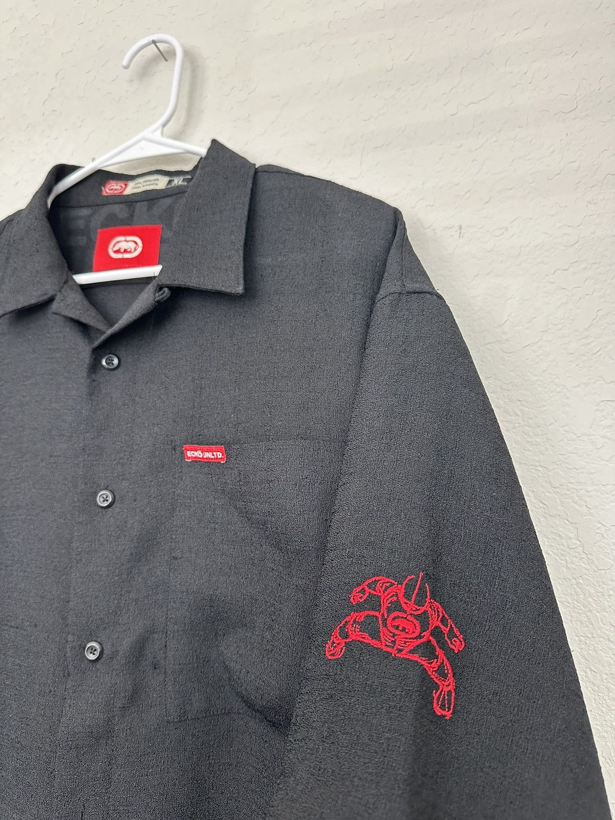 Ecko Unltd. Vintage Y2K Ecko Untld. Button Up Shirt Big Logo Rare Size US XL / EU 56 / 4 - 6 Thumbnail