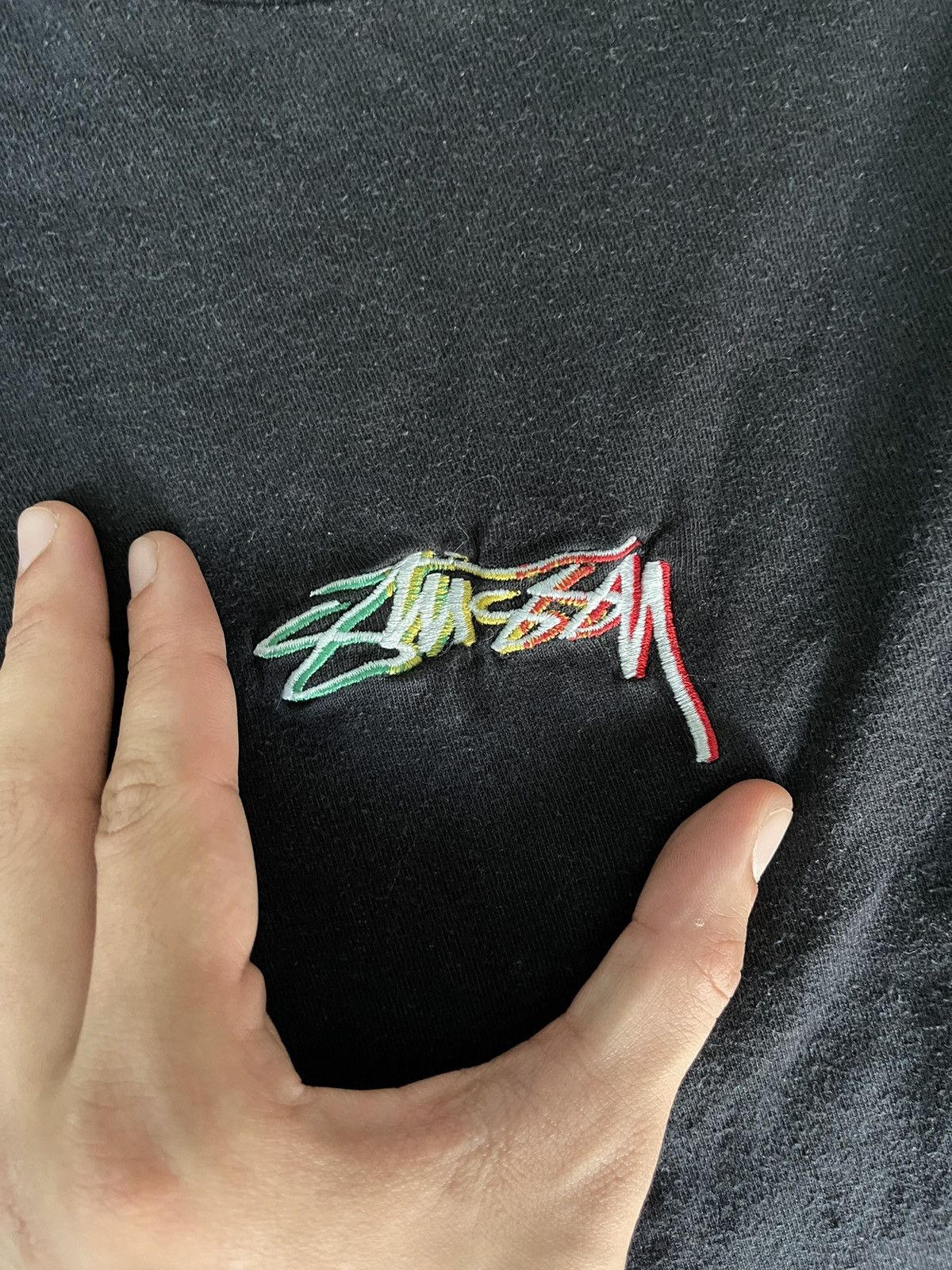 Stussy × Vintage Stussy centre knit logo longsleeve t-shirt Size US S / EU 44-46 / 1 - 3 Thumbnail