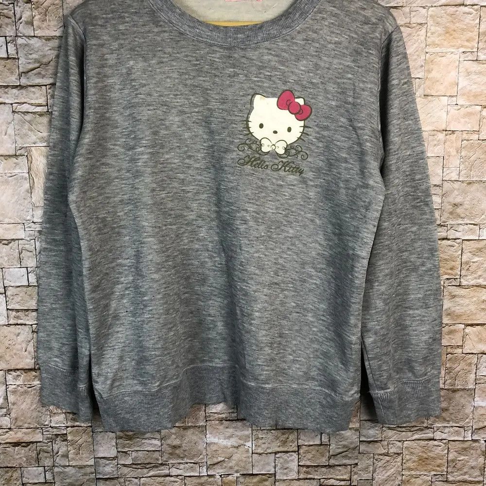 Anime Hello Kitty vintage Grey Sweatshirt #A678 Size M / US 6-8 / IT 42-44 - 5 Thumbnail