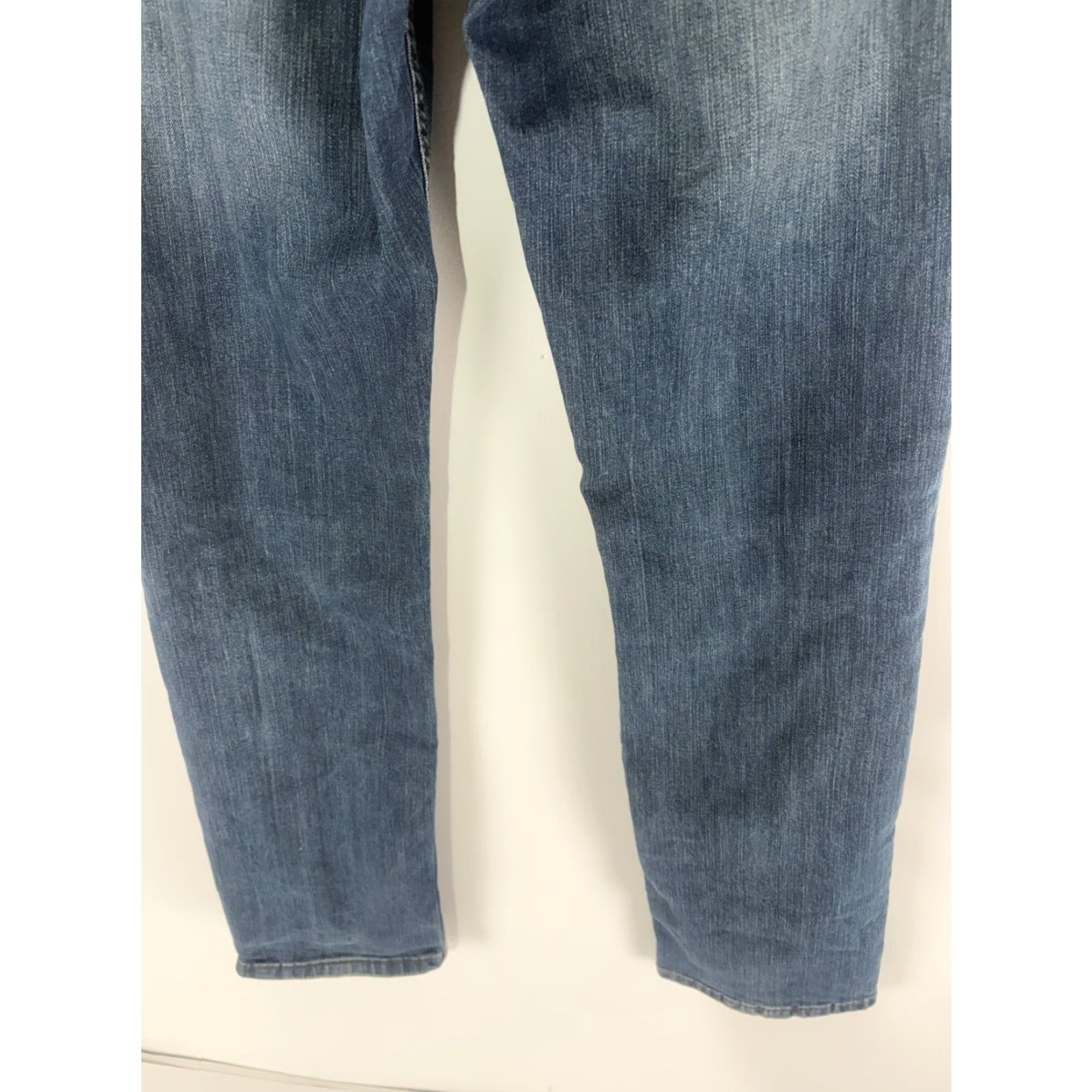 Levi's Levi’s 514 Jeans Men’s 28x30 Distressed Dark Faded 5-Pocket Denim Straight Regular Waist 28 Inseam 30 Logo USA 90s Vintage No Size US 28 / EU 44 - 7 Thumbnail