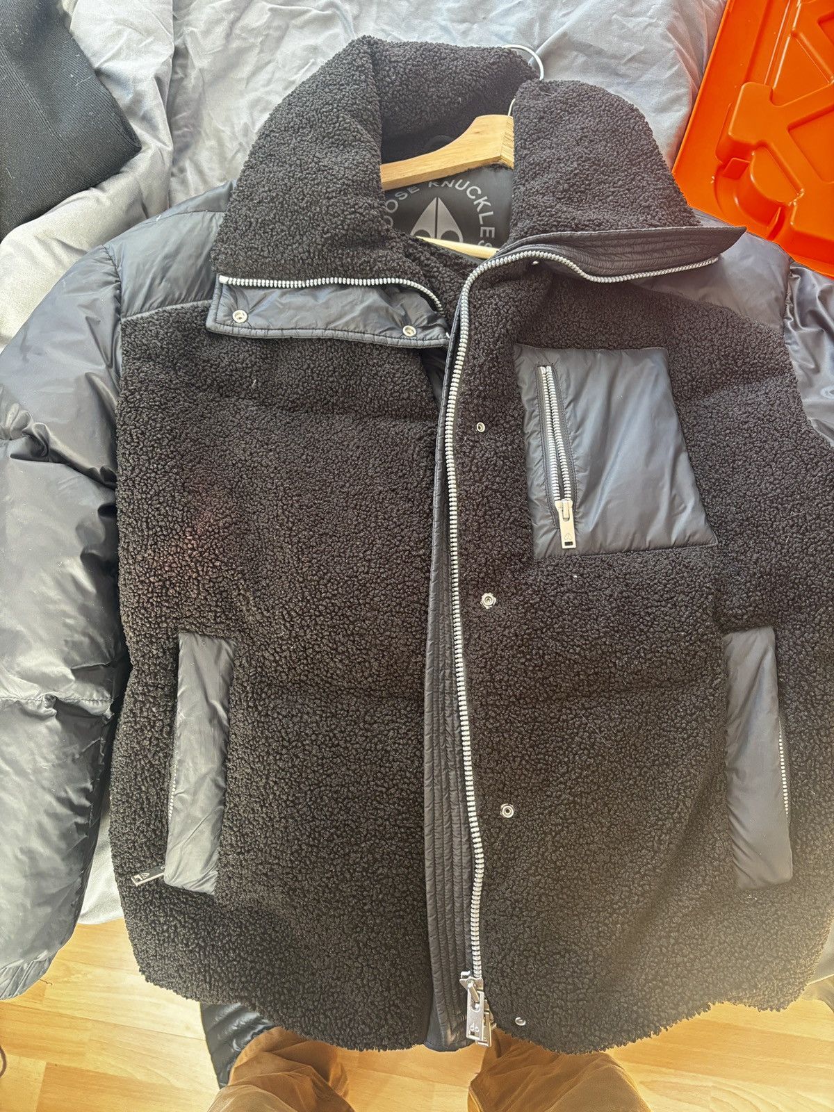 Moose Knuckles Moose Knuckles Elmira Sherpa Down Puffer Jacket in black Size US S / EU 44-46 / 1 - 1 Thumbnail