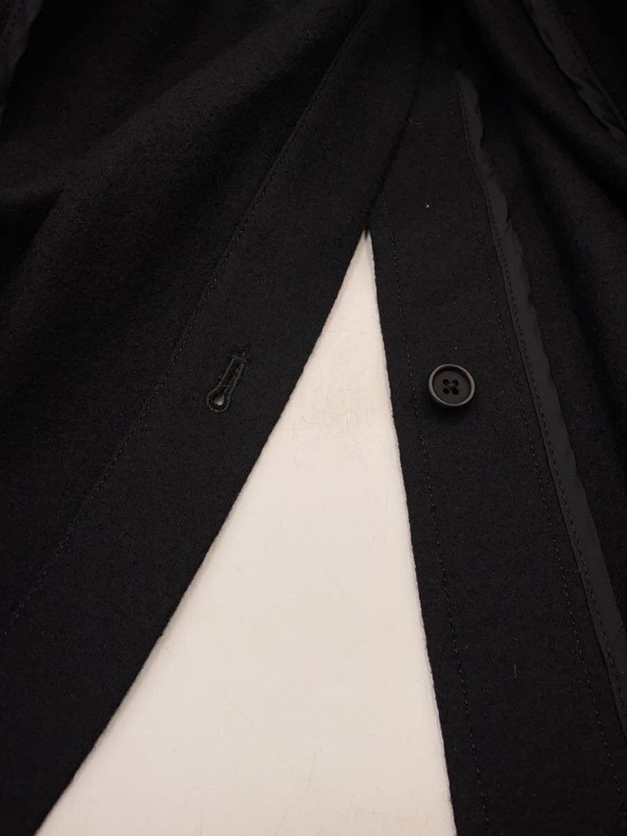 Yohji Yamamoto yohji yamamoto POUR HOMME Wool/BLK Hooded coat Size US XL / EU 56 / 4 - 7 Thumbnail