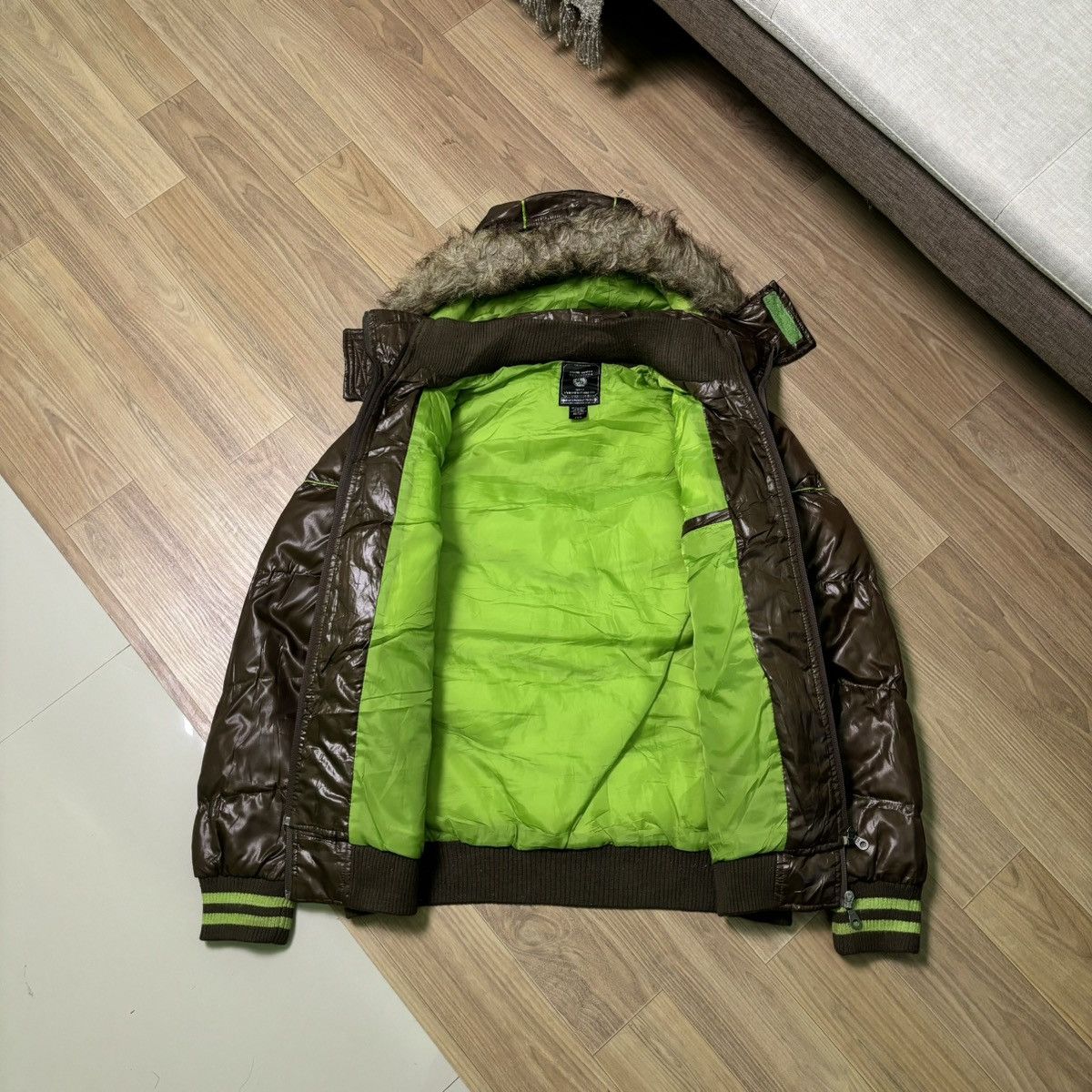 Hysteric Glamour × If Six Was Nine × Le Grande Bleu (L.G.B.) Work zapatear fur jacket down puffer ifsixwasnine lgb style Size US L / EU 52-54 / 3 - 5 Thumbnail