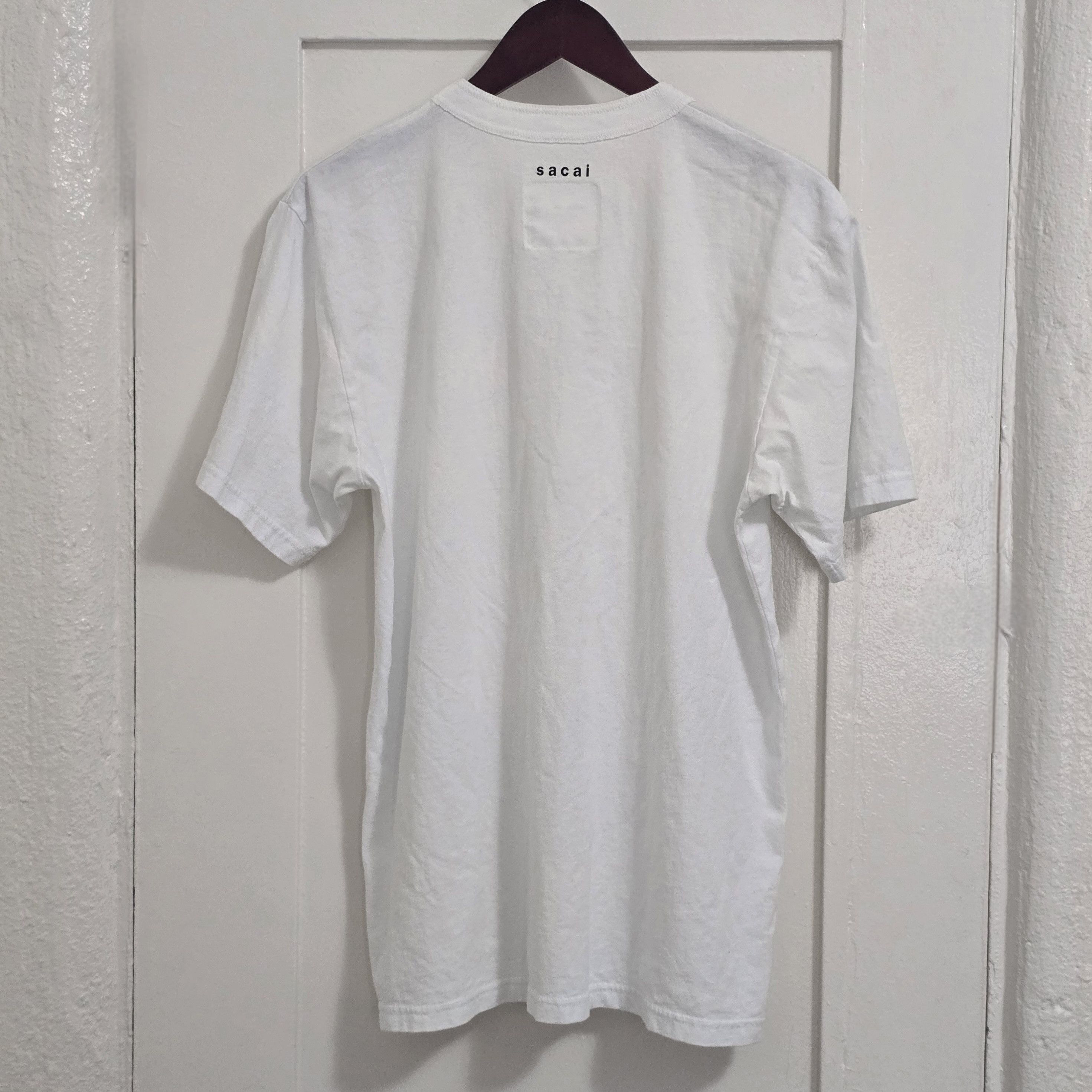Sacai Flock print t-shirt Size US L / EU 52-54 / 3 - 5 Thumbnail