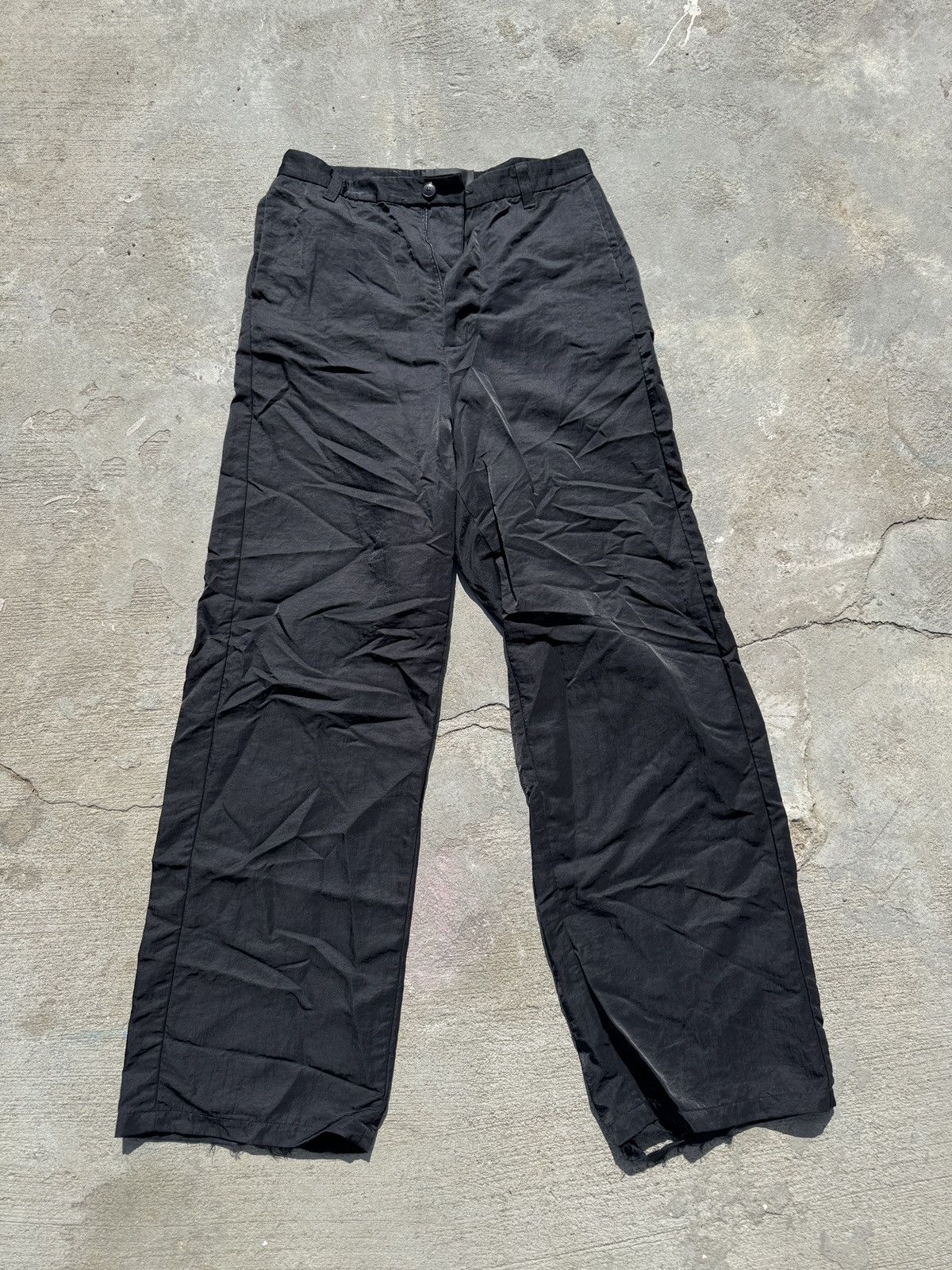 パンツ VUJADE NYLON TRACK PANTS SIZE M Vuja De VD Crushed Nylon Track Pants | Grailed