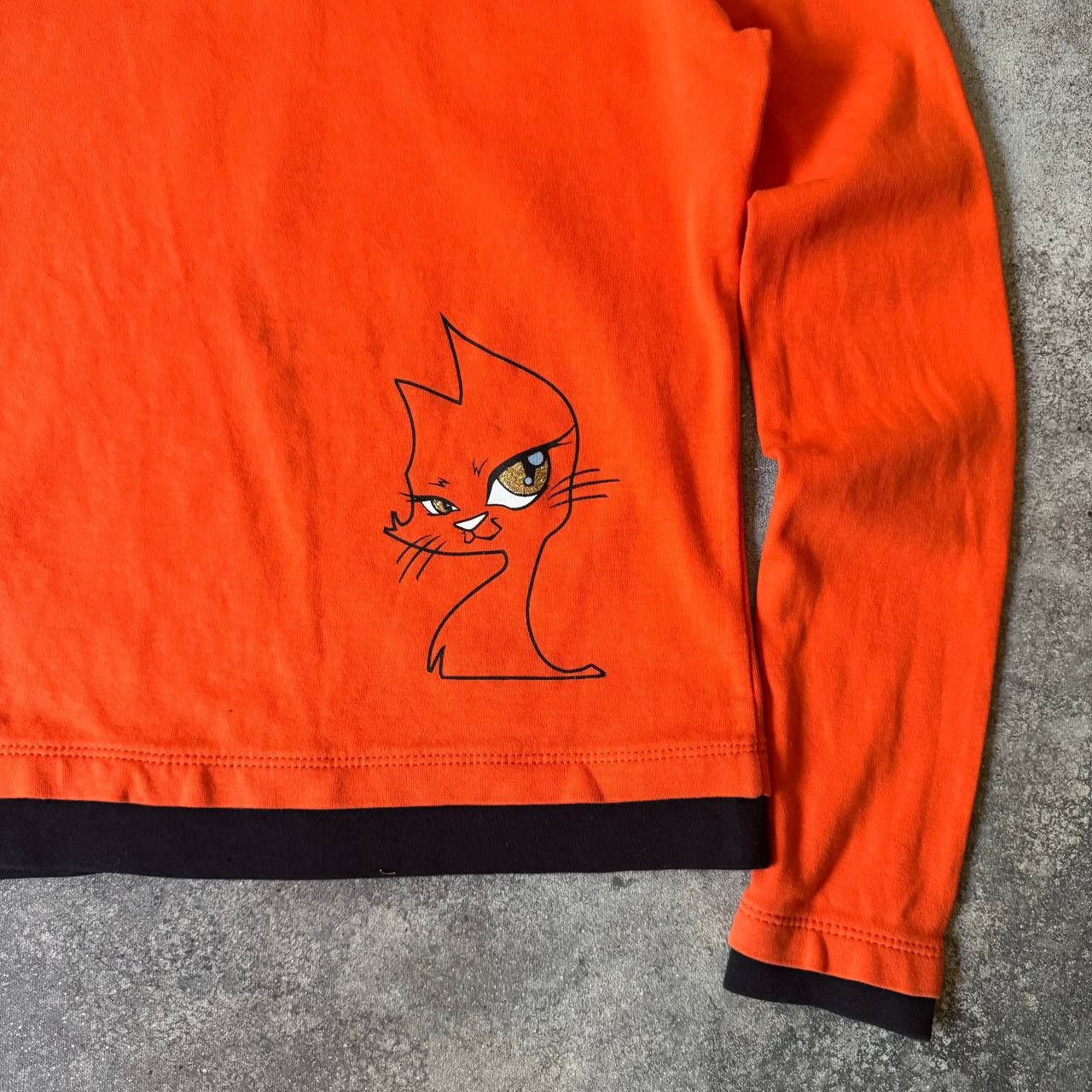 Hysteric Glamour × Japanese Brand × Vintage Y2K Vintage Super Cute Kitty Long Sleeve Top Size M / US 6-8 / IT 42-44 - 8 Thumbnail