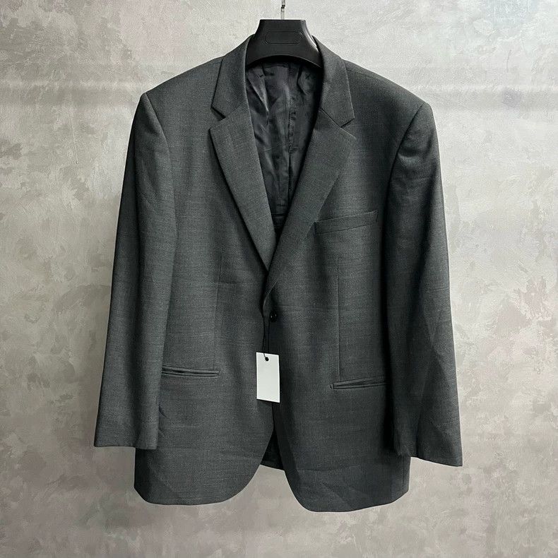 Balmain Balmain Grey Tailored Single-Breasted Blazer Size US XXL / EU 58 / 5 - 1 Thumbnail