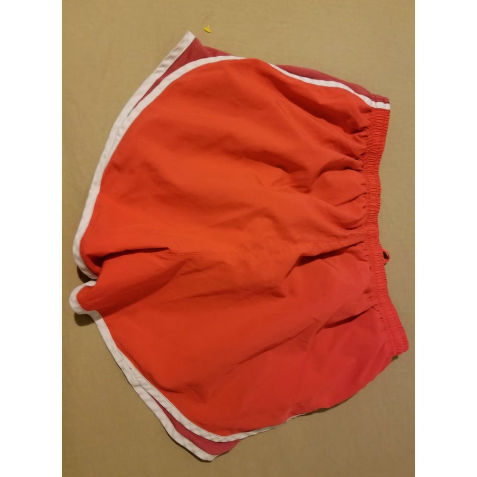 Nike Nike Shorts Womens M Medium Orange Athletic Gym Workout Size 32" / US 10 / IT 46 - 2 Thumbnail