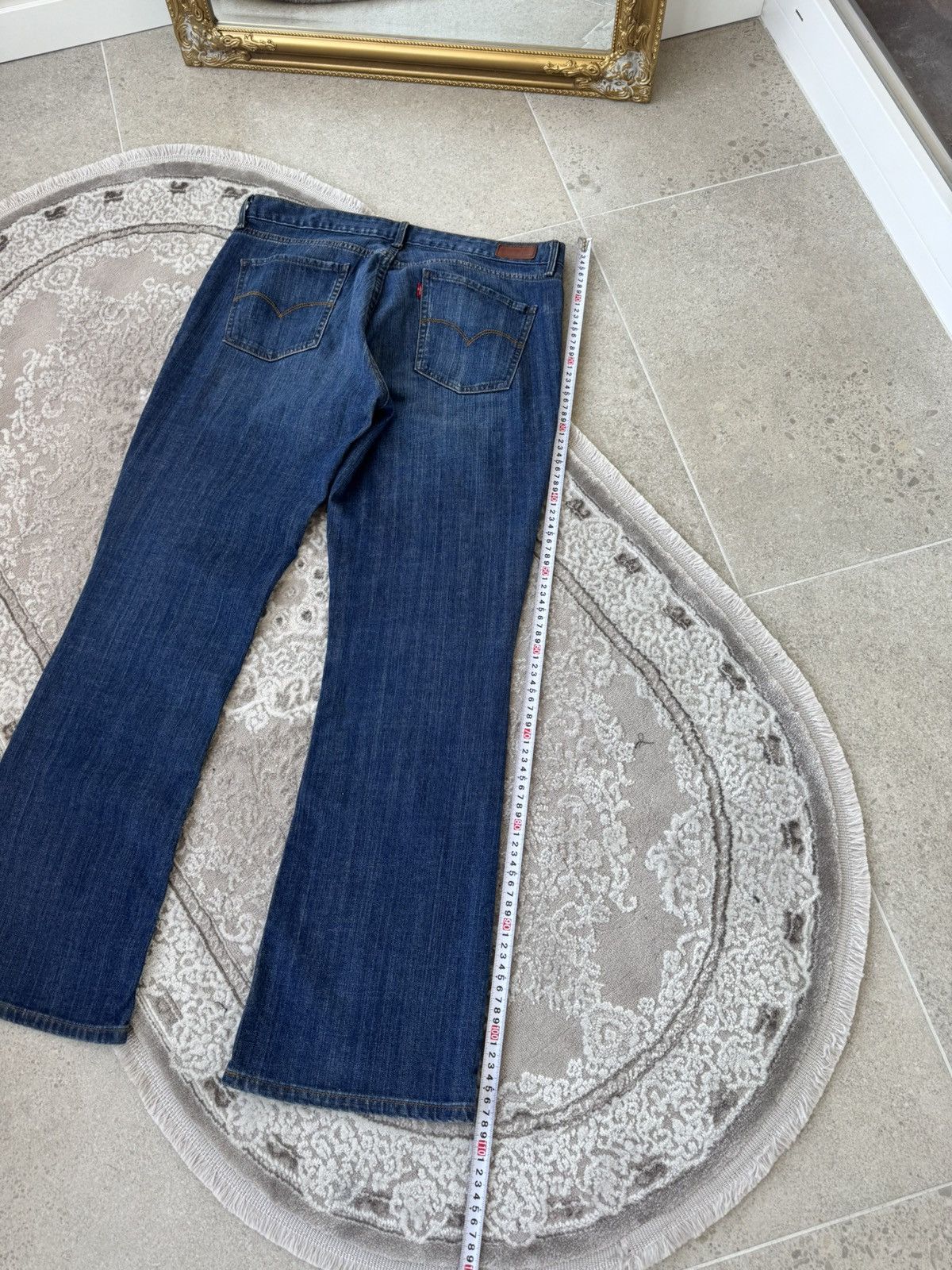 Levi's Vintage Levi’s 512 Bootcut Flared Blue Denim Jeans Y2K Size US 32 / EU 48 - 5 Thumbnail