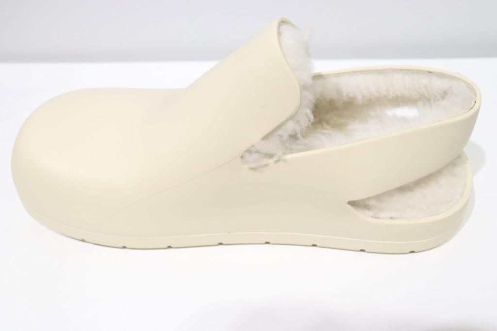 Bottega Veneta o1rshd / Puddle Shearling Cozy Low Top Shoes in Sea Salt Size US 11 / EU 44 - 9 Thumbnail